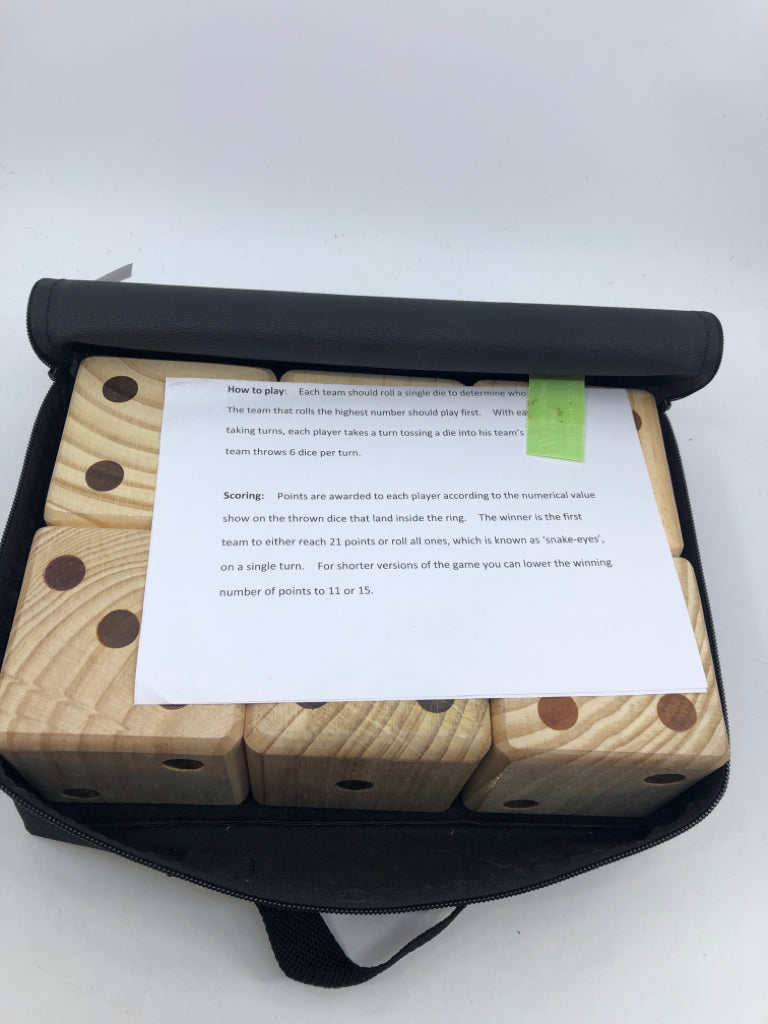 WOOD YARD DICE