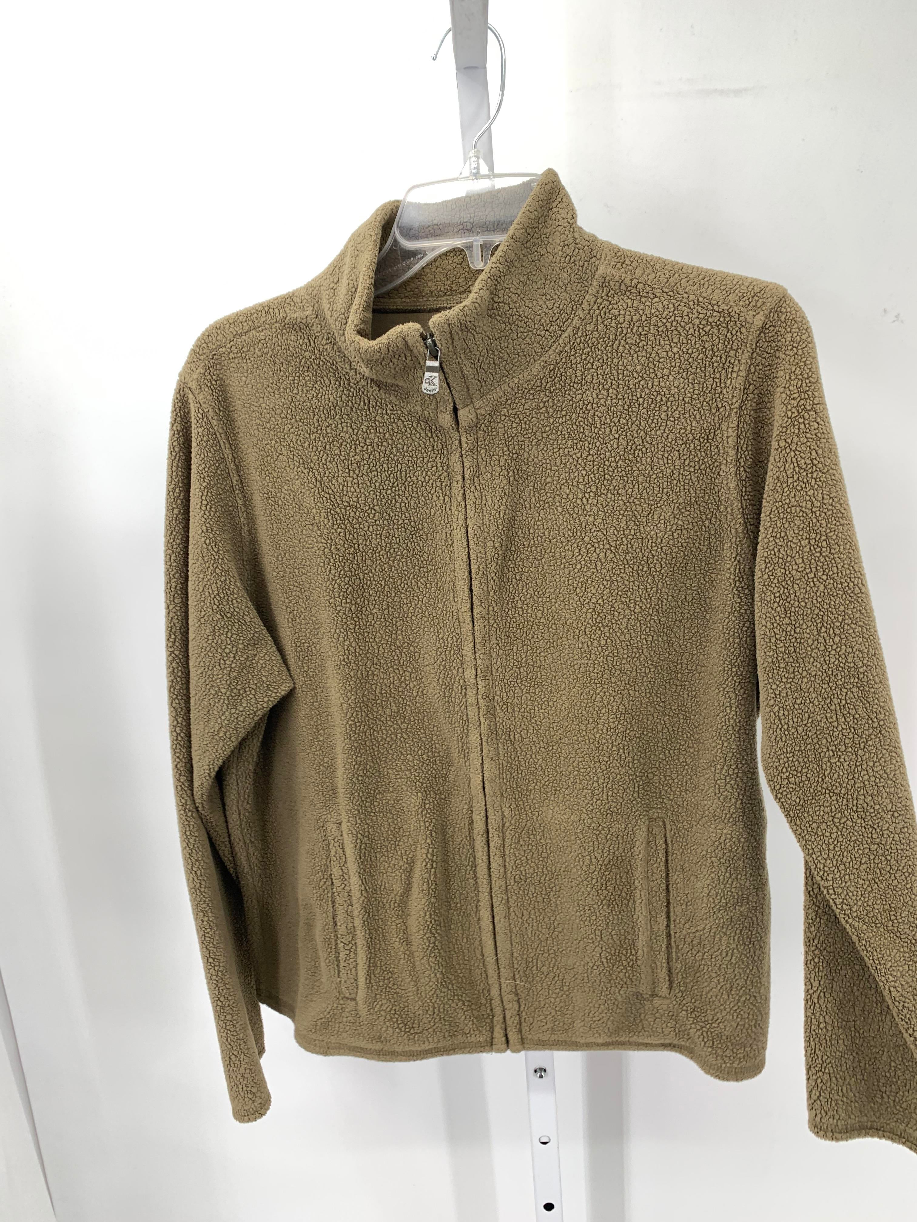 Calvin Klein Size Medium Misses Fleece Jacket