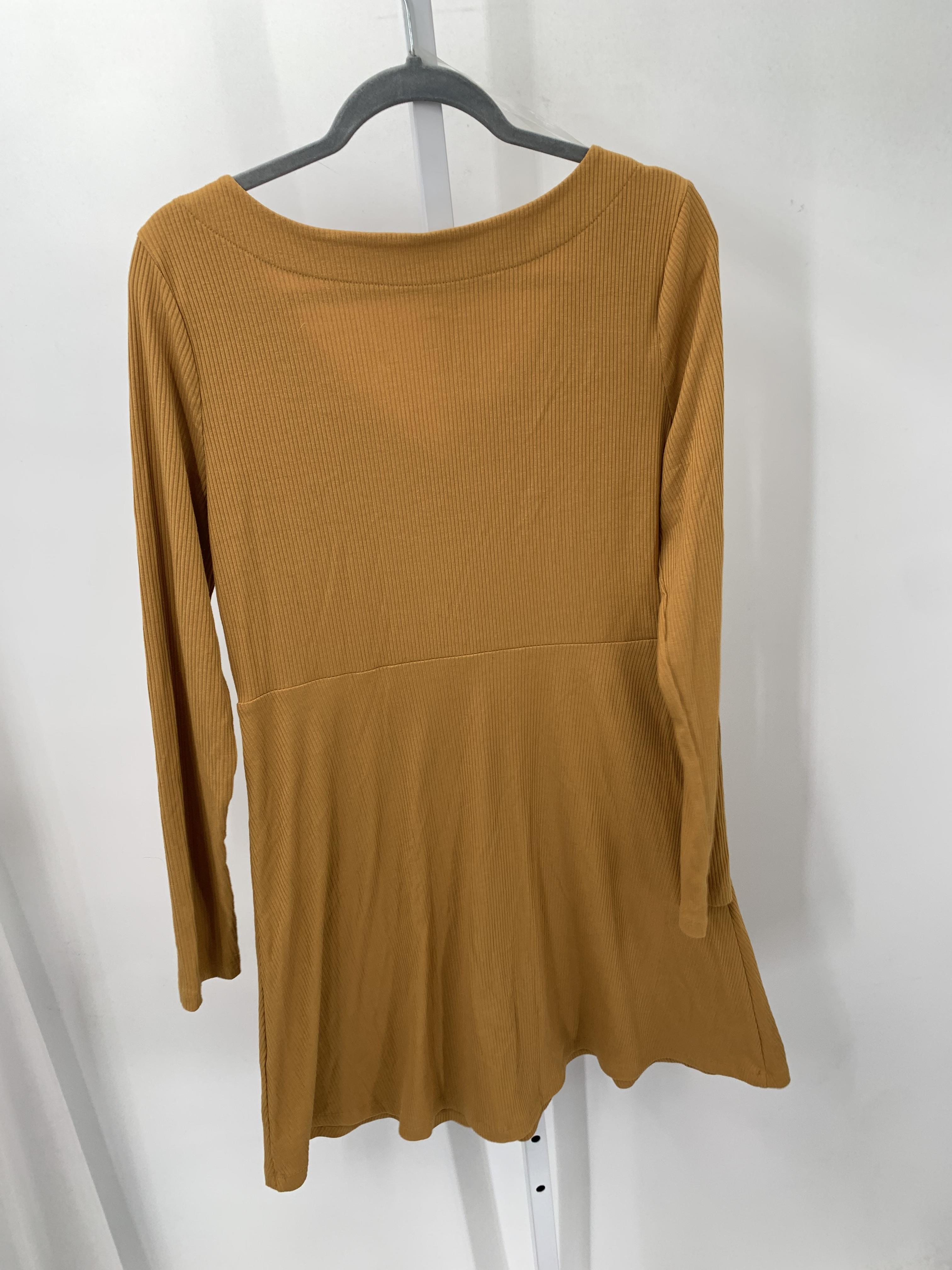 SO Size Large Juniors Long Sleeve Dress