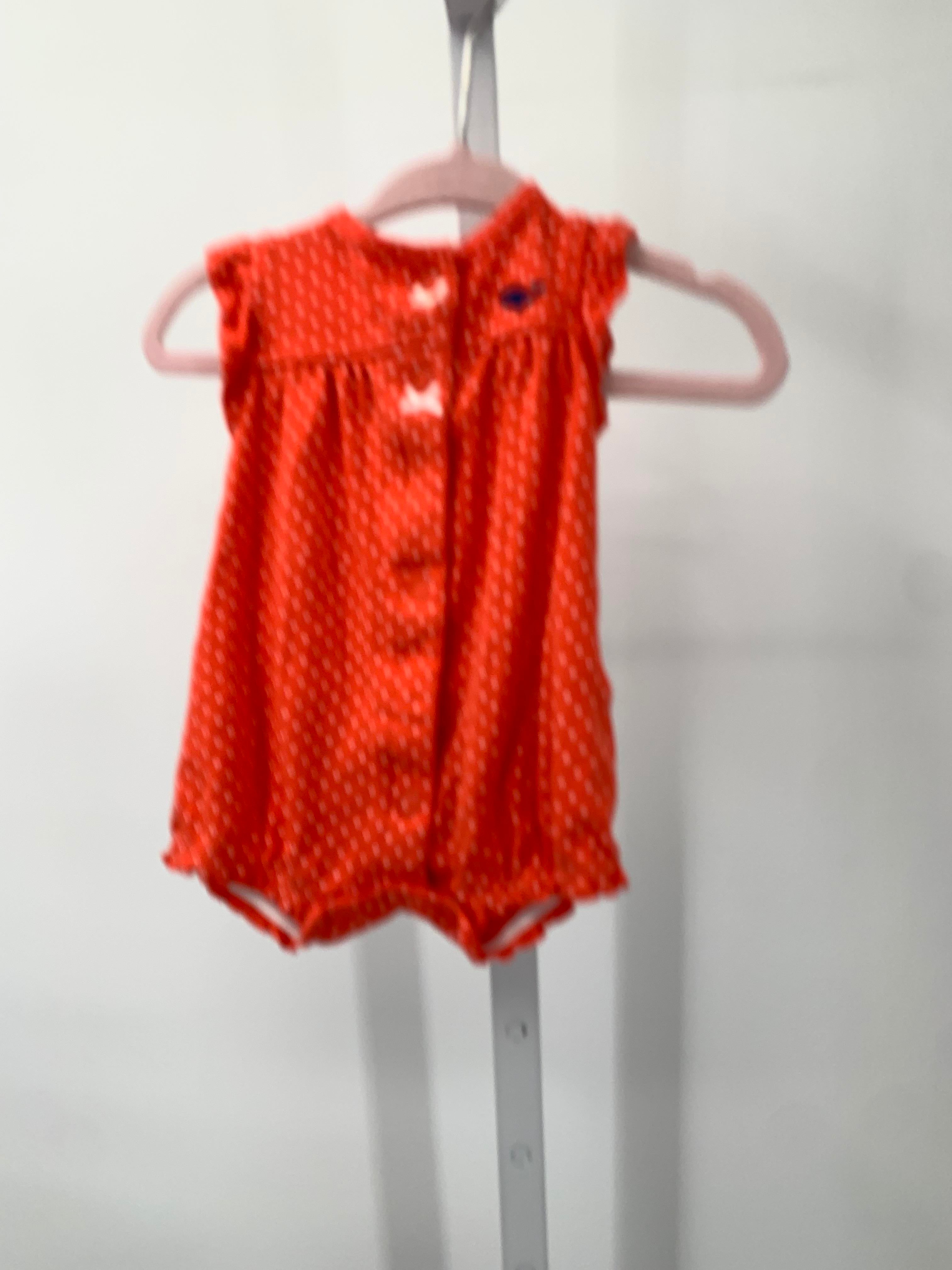 Carters Size Newborn Girls Sleeveless Romper