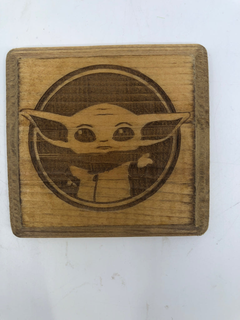 YODA WOOD CARVING.