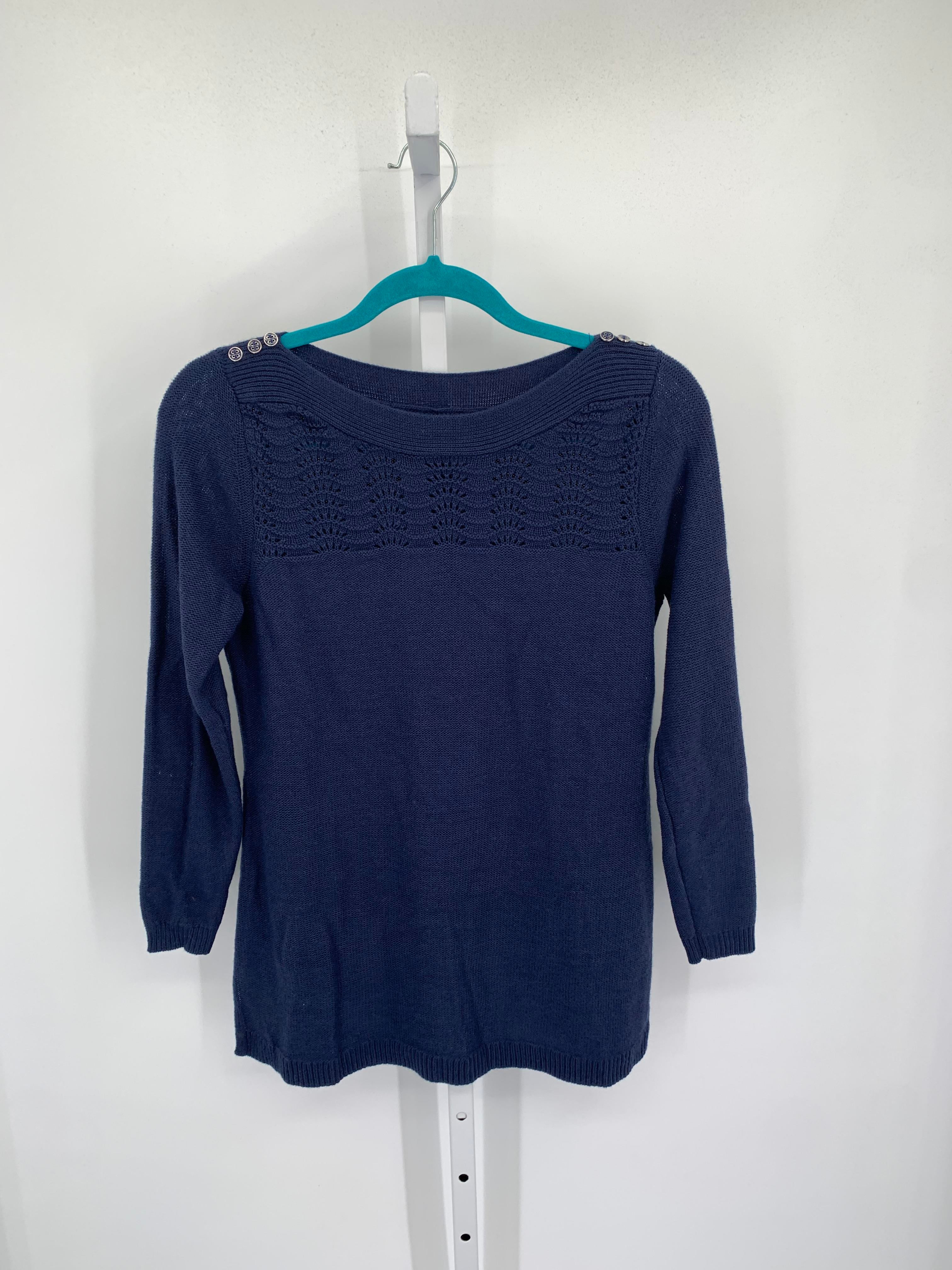 Croft & Barrow Size X Small Petite Petite Long Slv Sweater