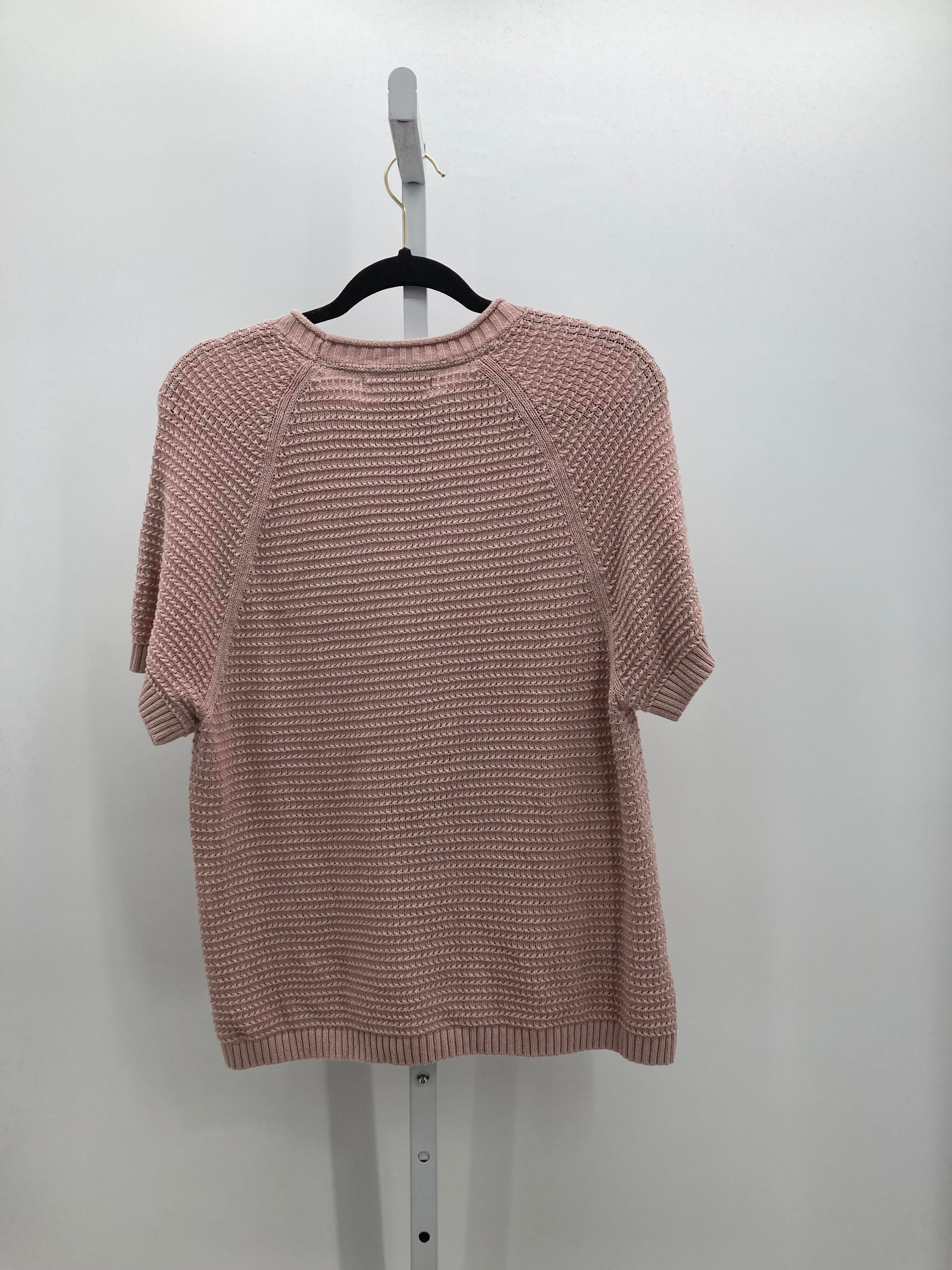 Tahari Size Large Misses Short Slv Sweater
