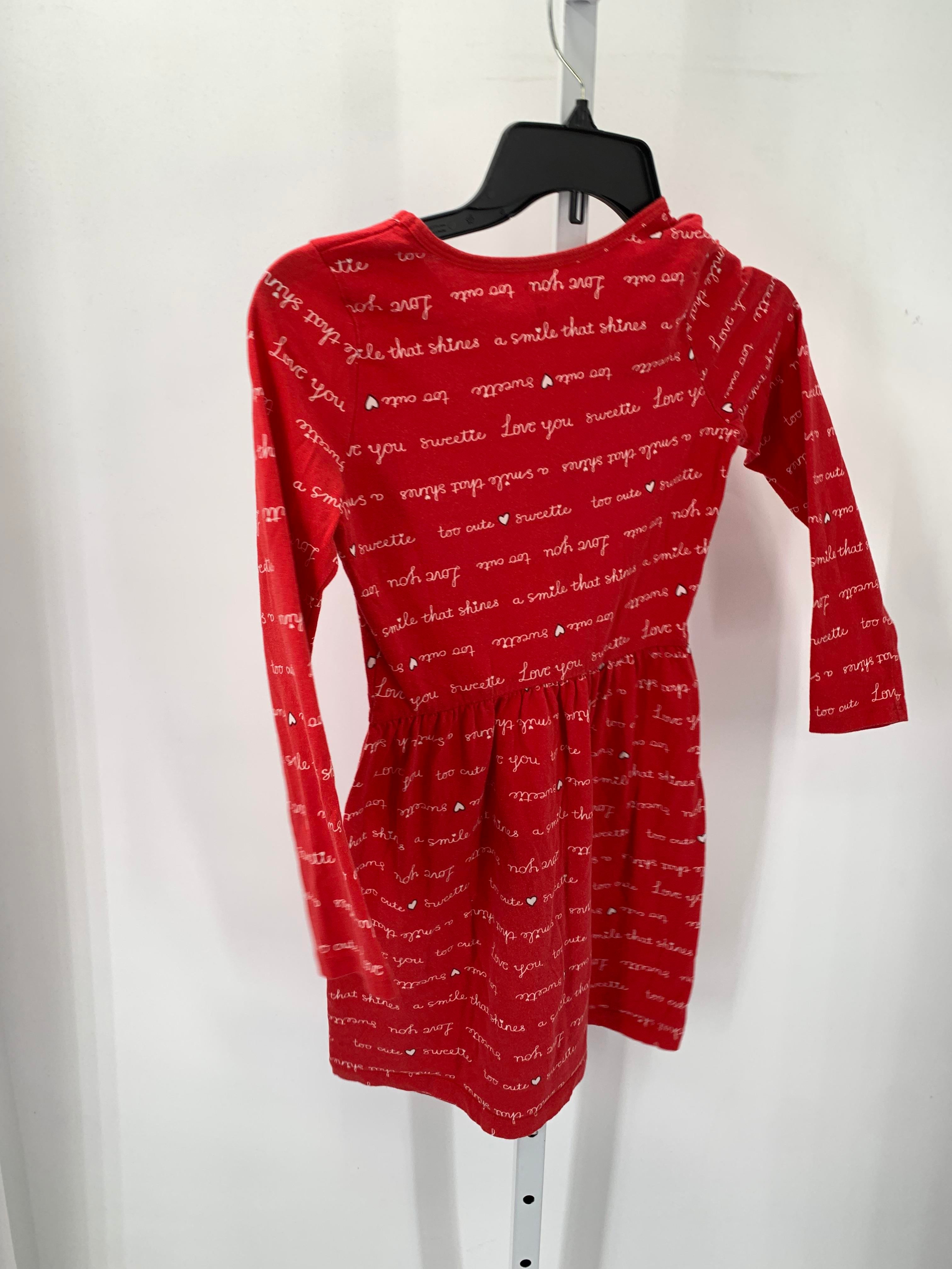 Carters Size 10 Girls Long Sleeve Dress