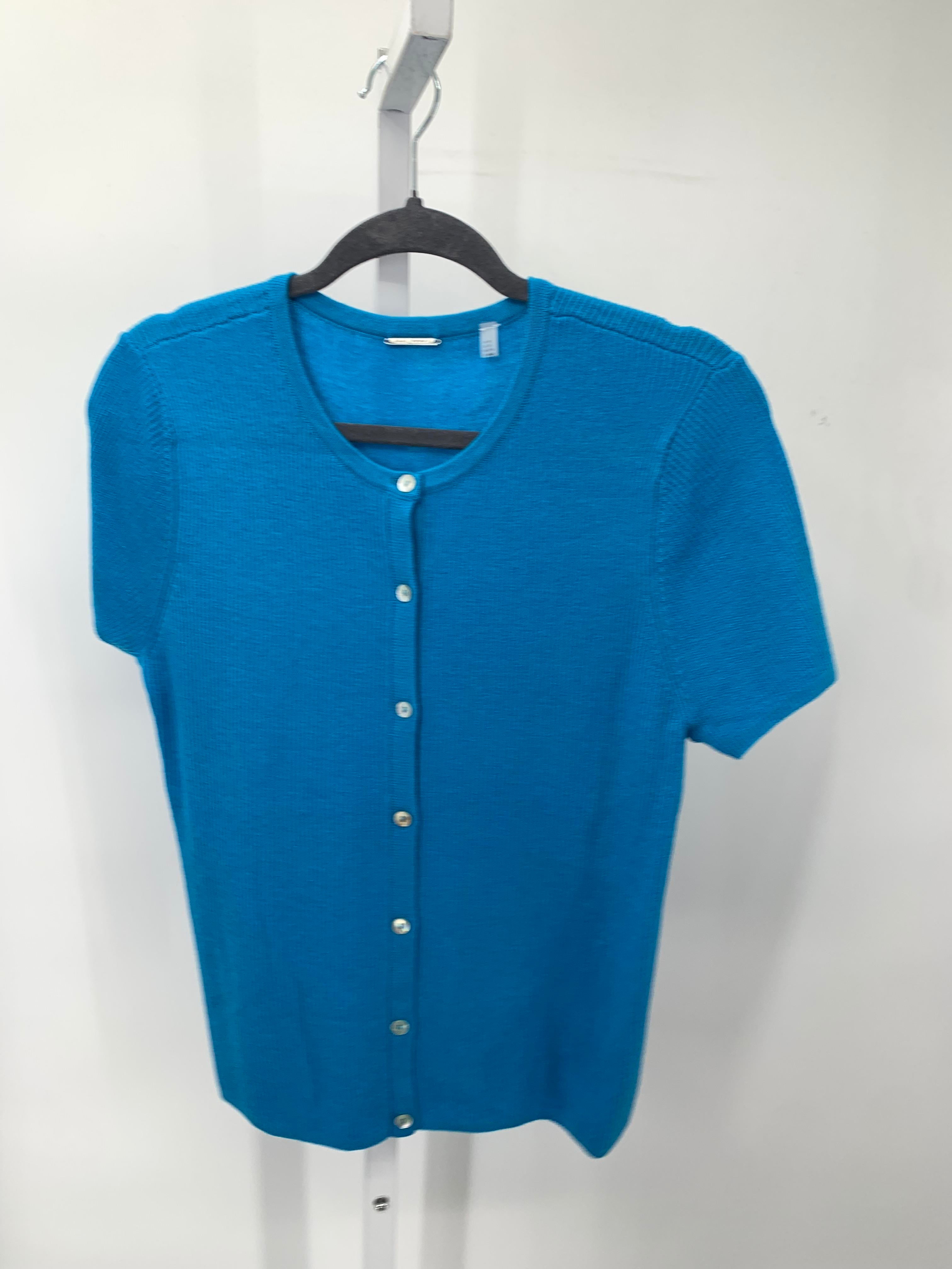 Elie Tahari Size Medium Misses Short Slv Sweater