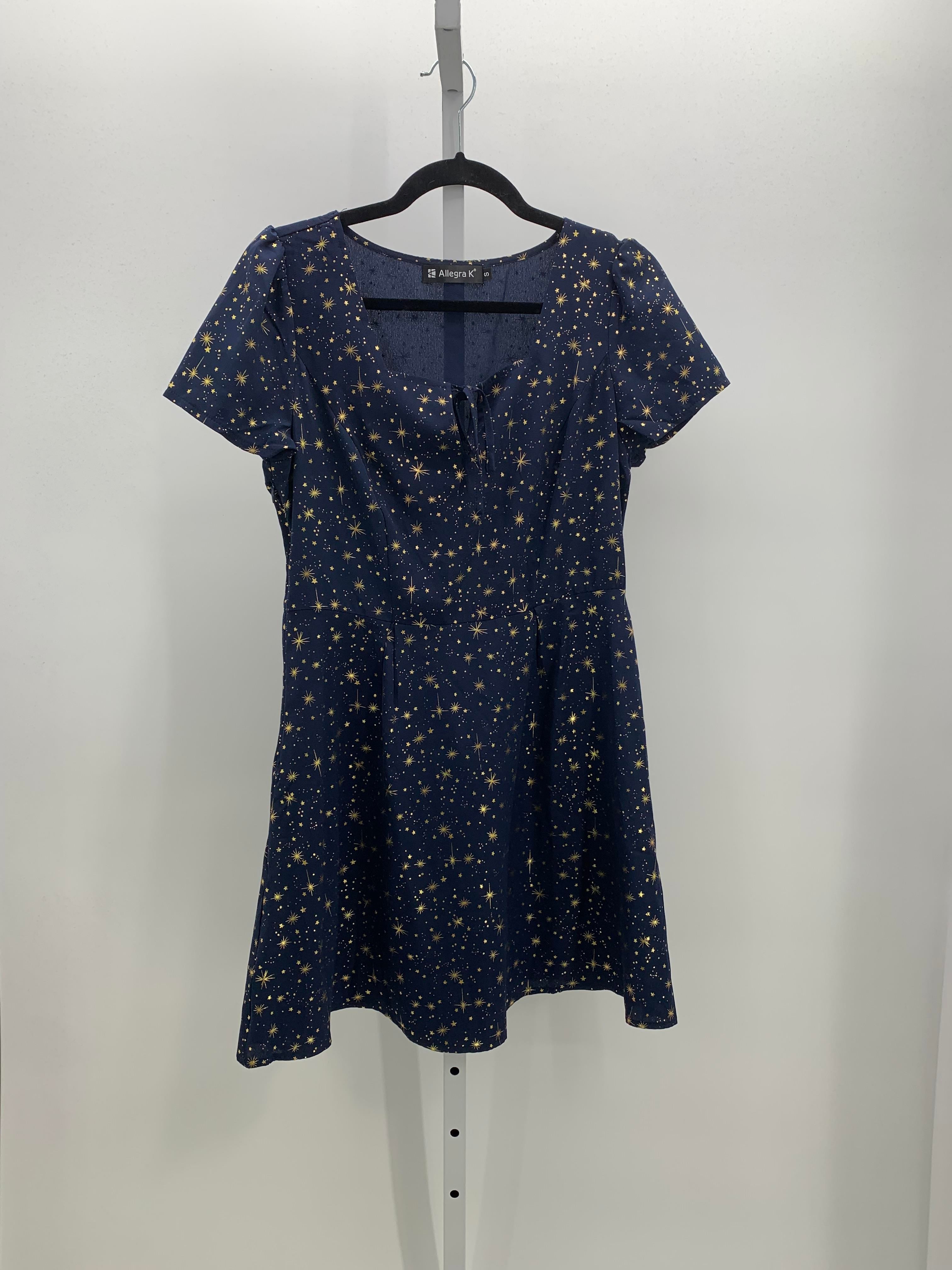 Allegra K Size Small Misses Short Sleeve Dress