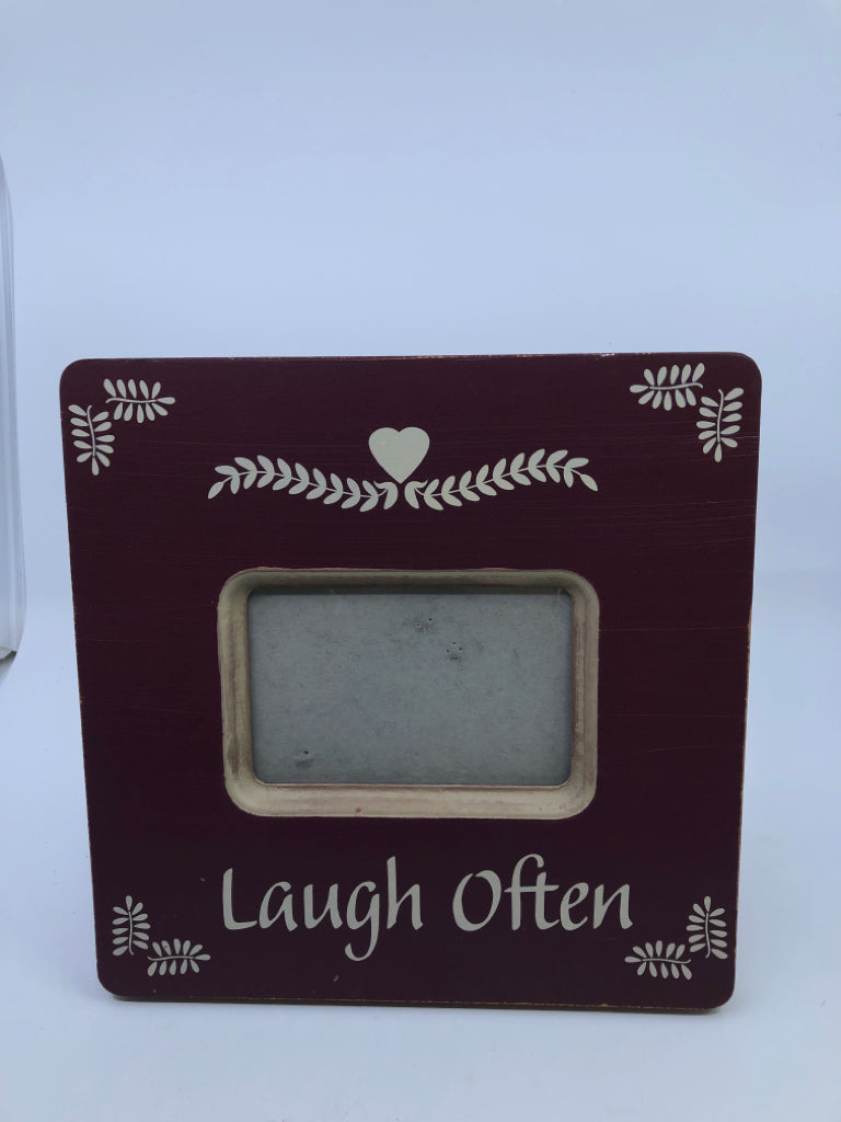 LAUGH OFTEN PHOTO FRAME.