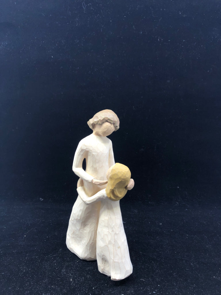 WILLOW TREE MOTHER AND DAUGHTER FIGURE.