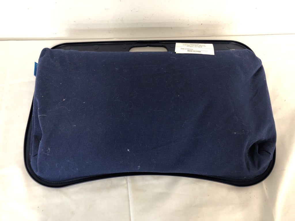 DARK BLUE LAPTOP DESK/CLIPBOARD.