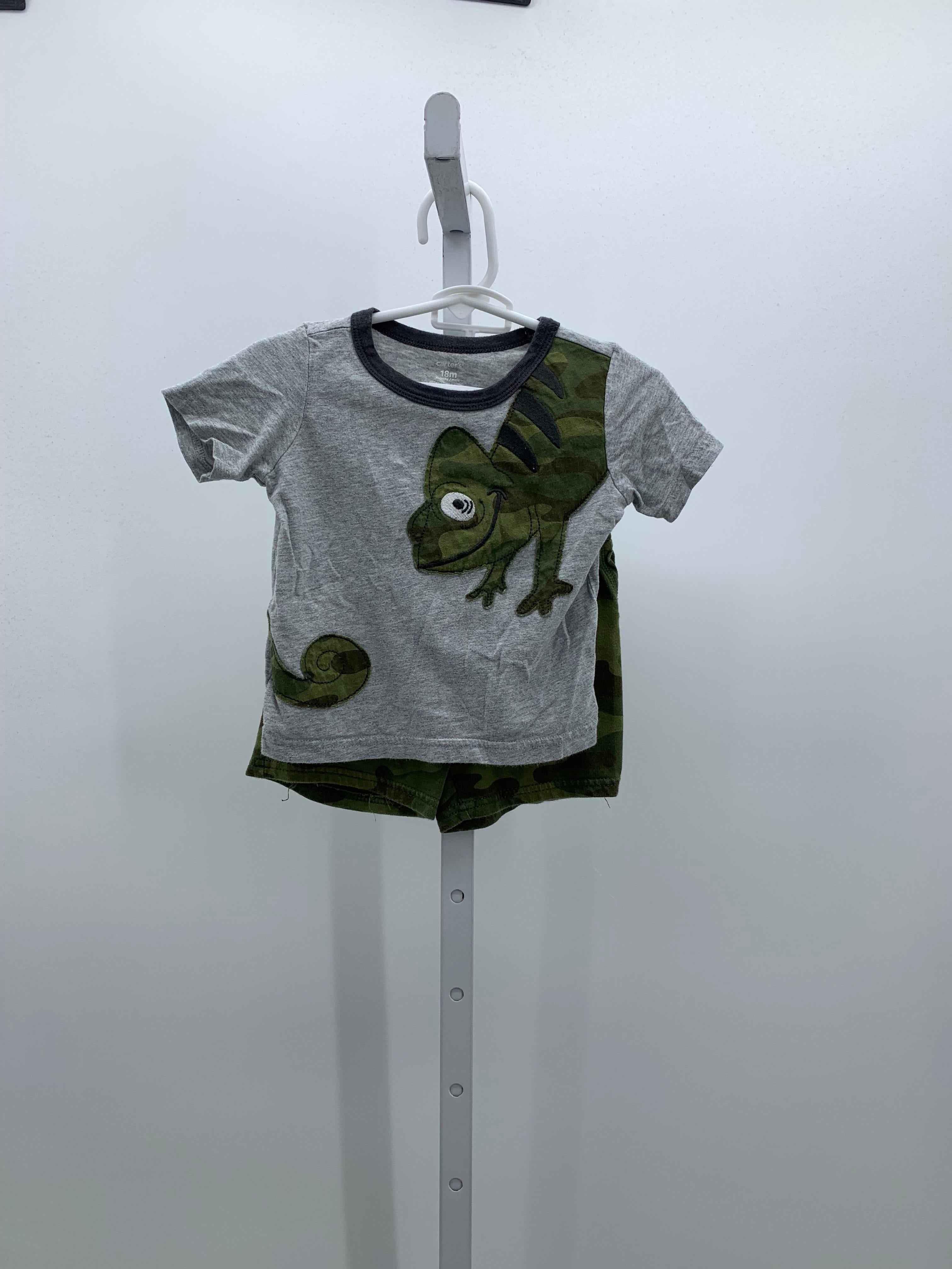 CAMO LIZARD SHIRT AND SHORTS