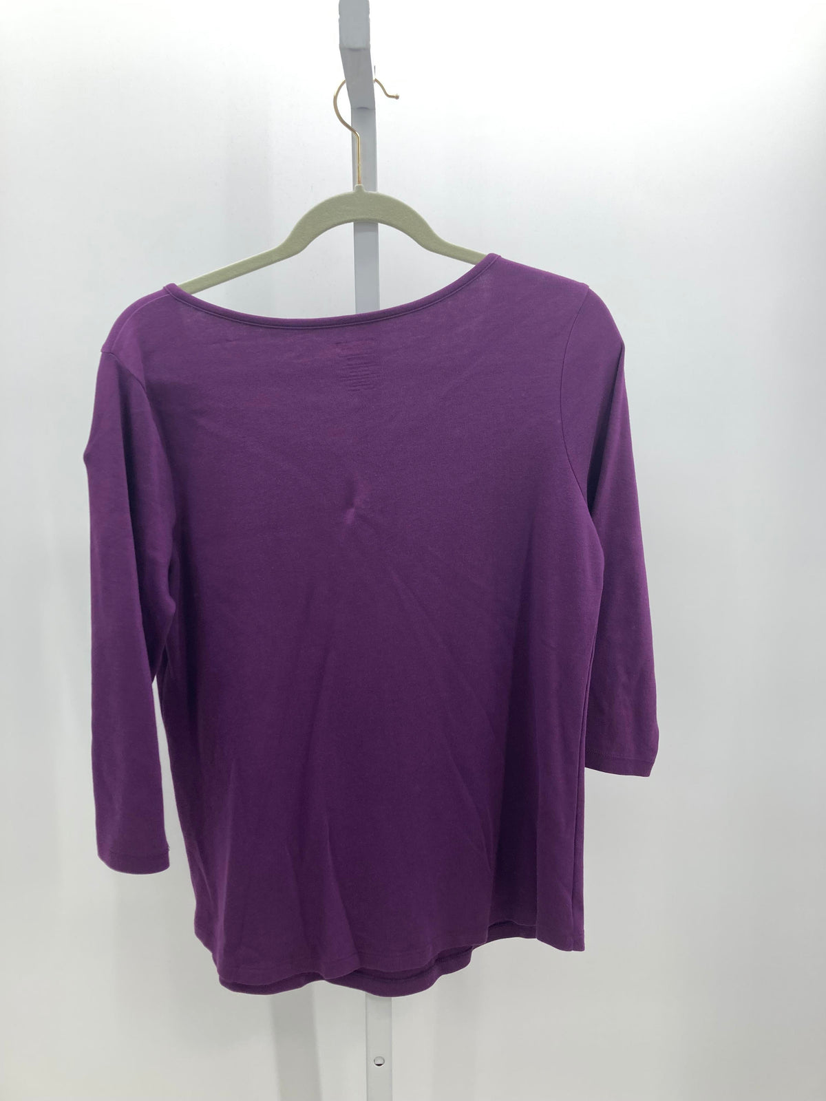 LL Bean Size Medium Misses 3/4 Sleeve Shirt