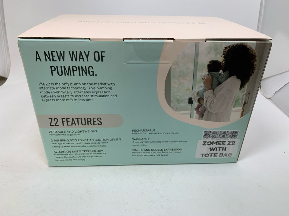 Zomee Z2 Double Electric Breast Pump- NIB