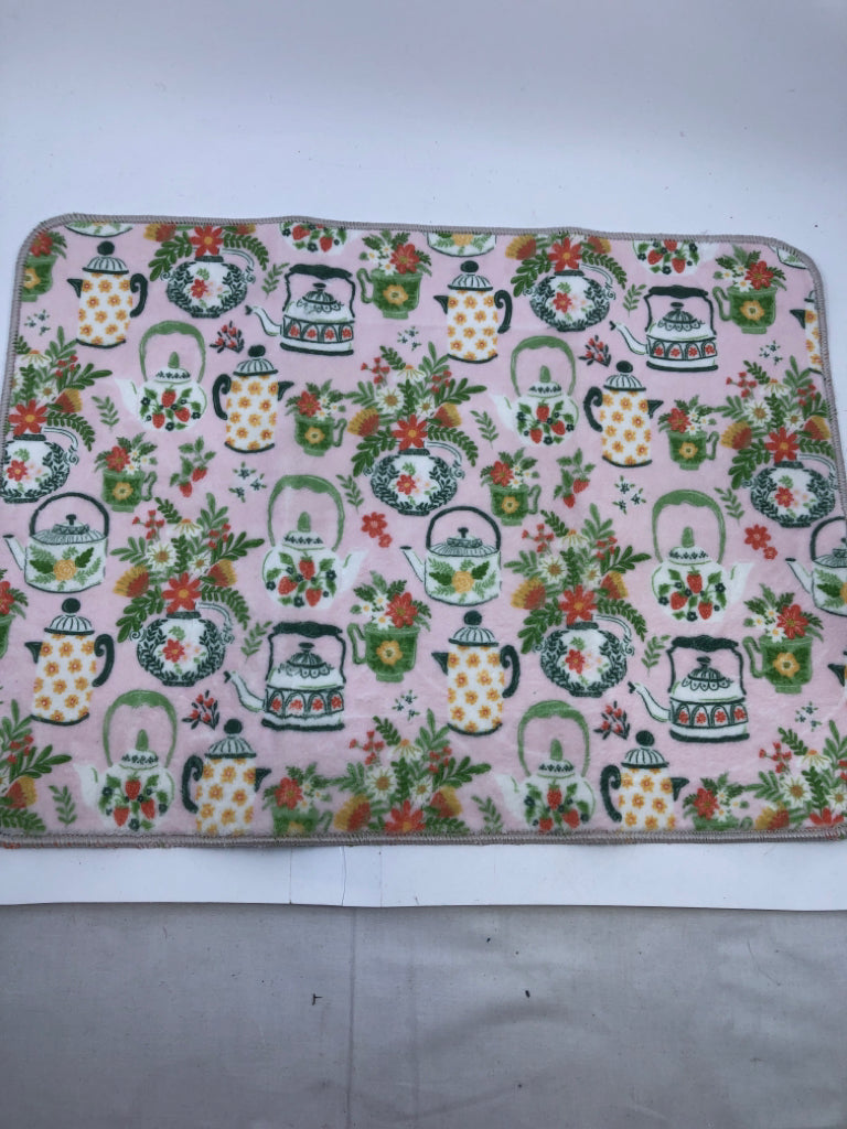 TEA POT THEME DRYING MAT.