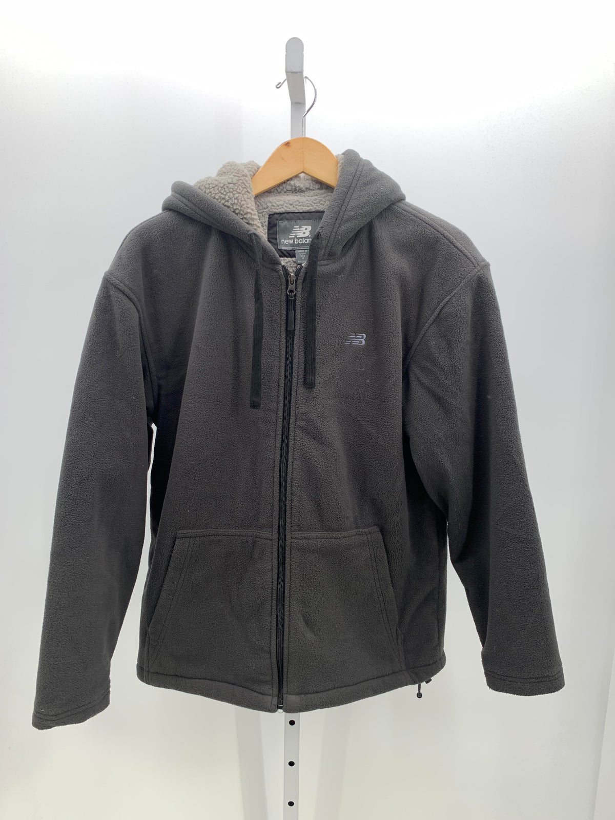 HOODED ZIP SHERPA LINED