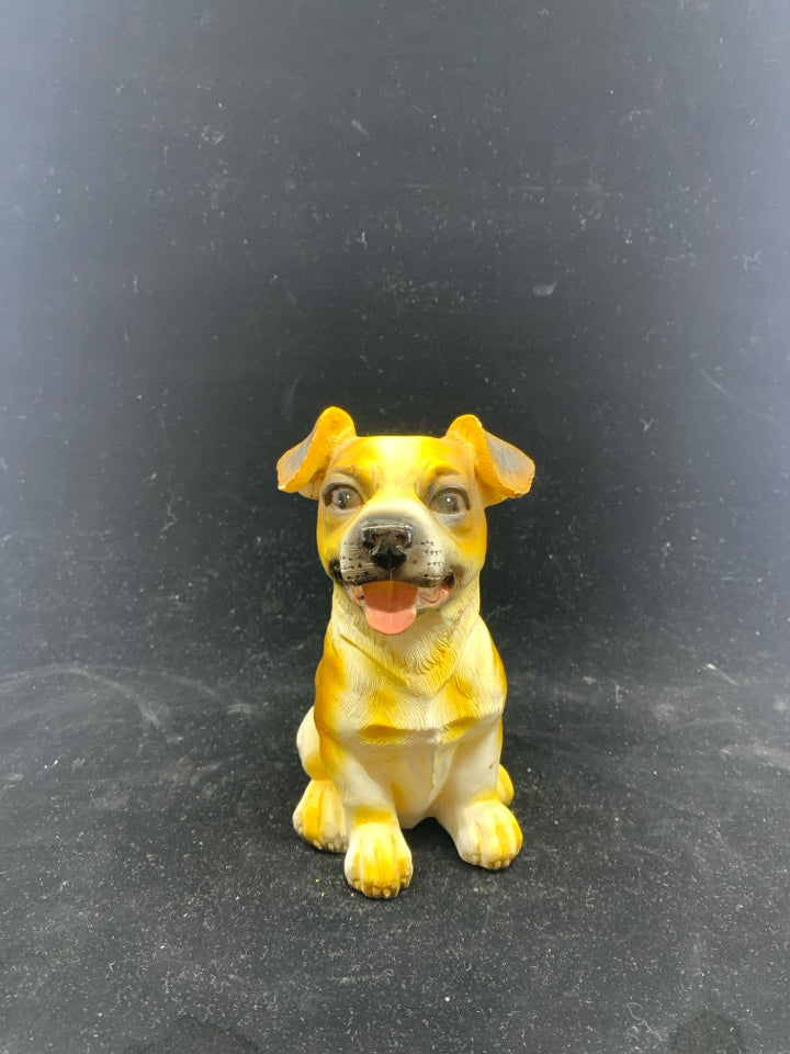 RESIN DOG W BIG HEAD.