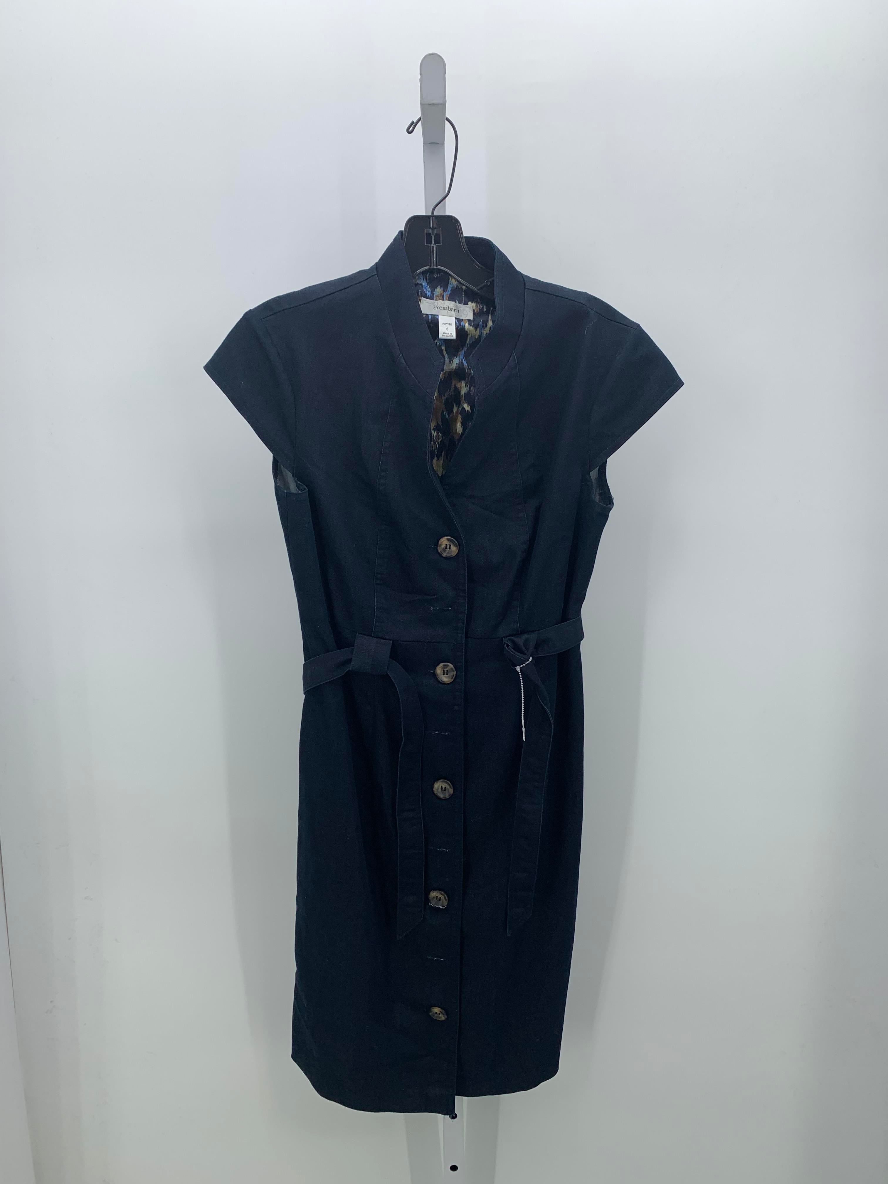 Dress Barn Size 6 Petite Petite Short Sleeve Dress