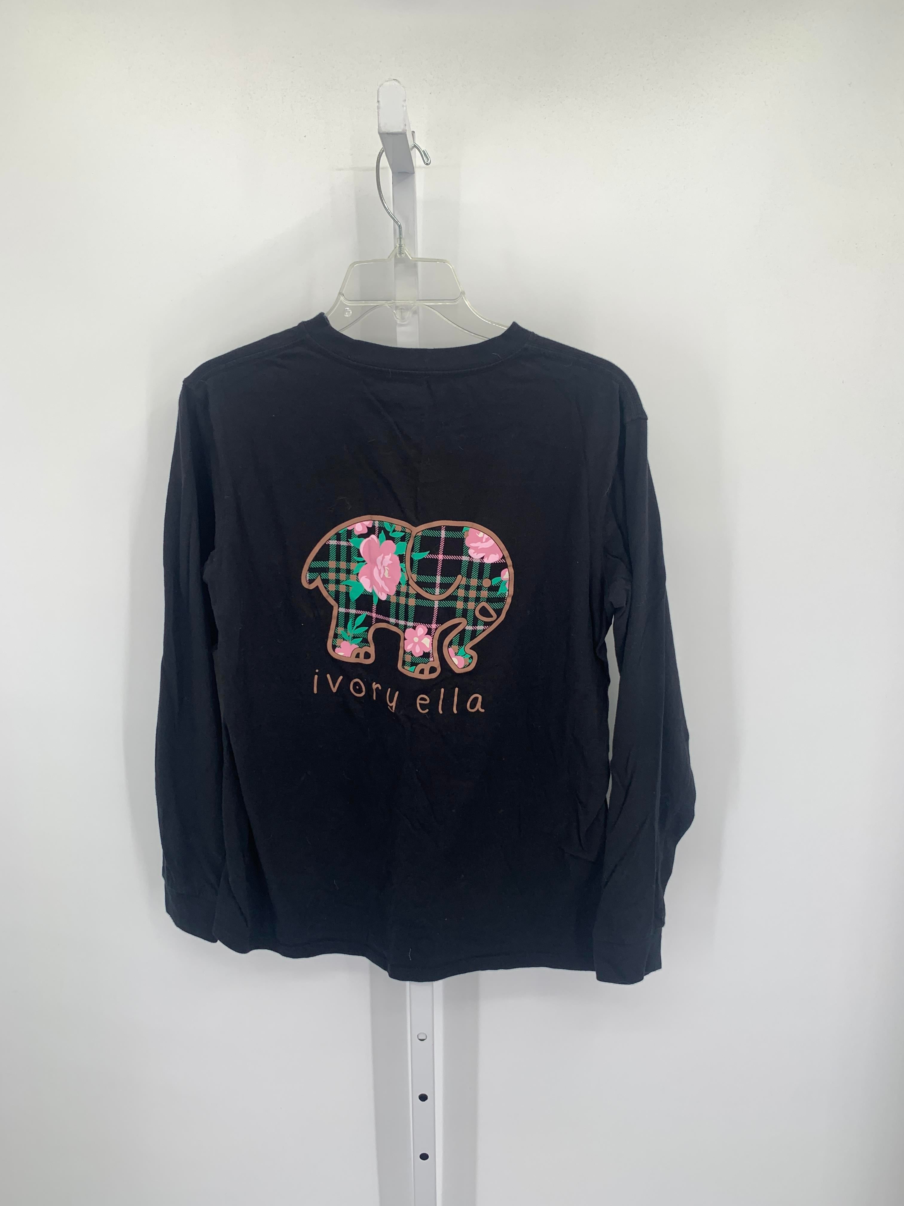 Ivory Ella Size Medium Juniors Long Sleeve Shirt