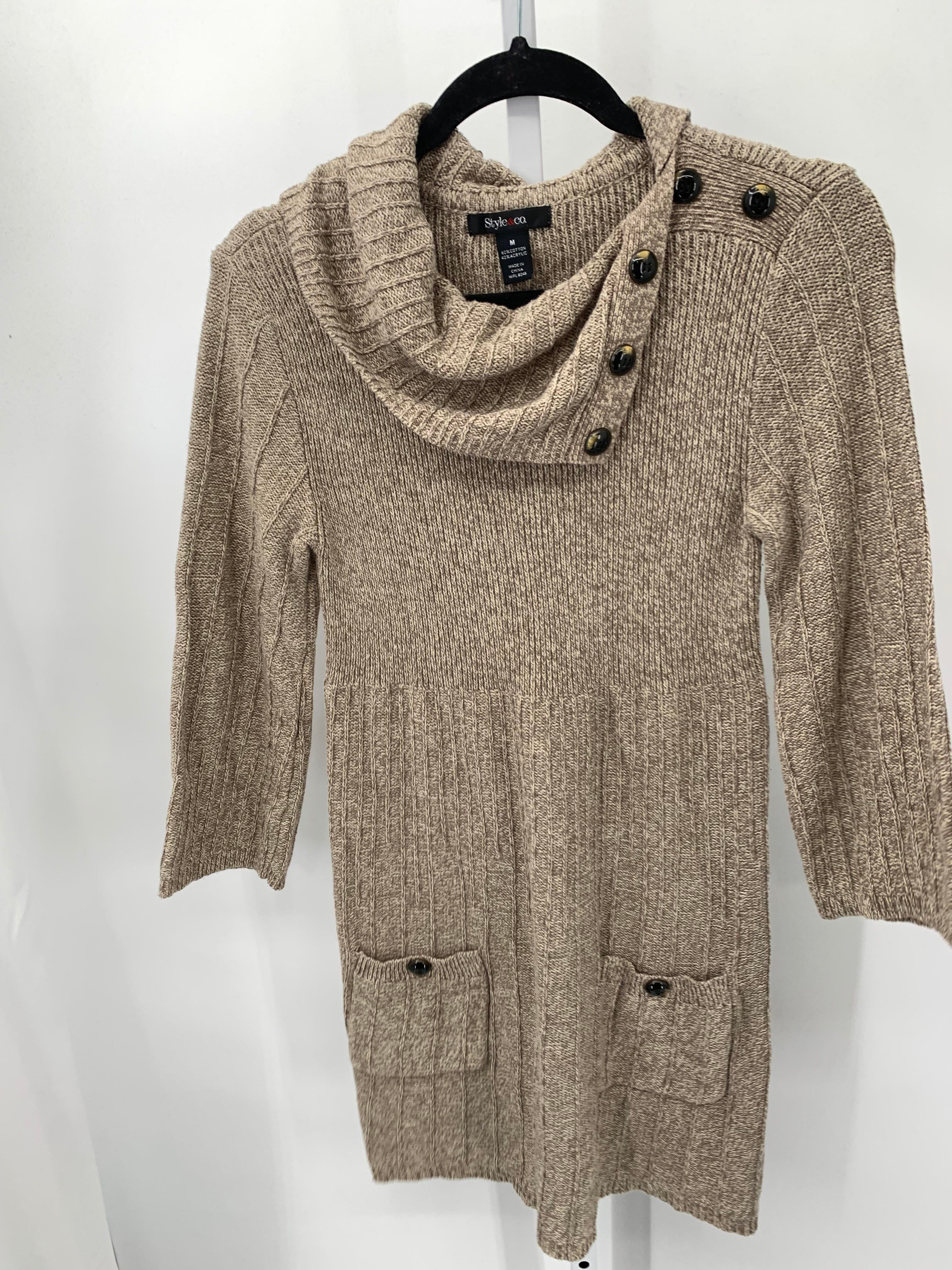 Style & Co. Size Medium Misses 3/4 Sleeve Sweater