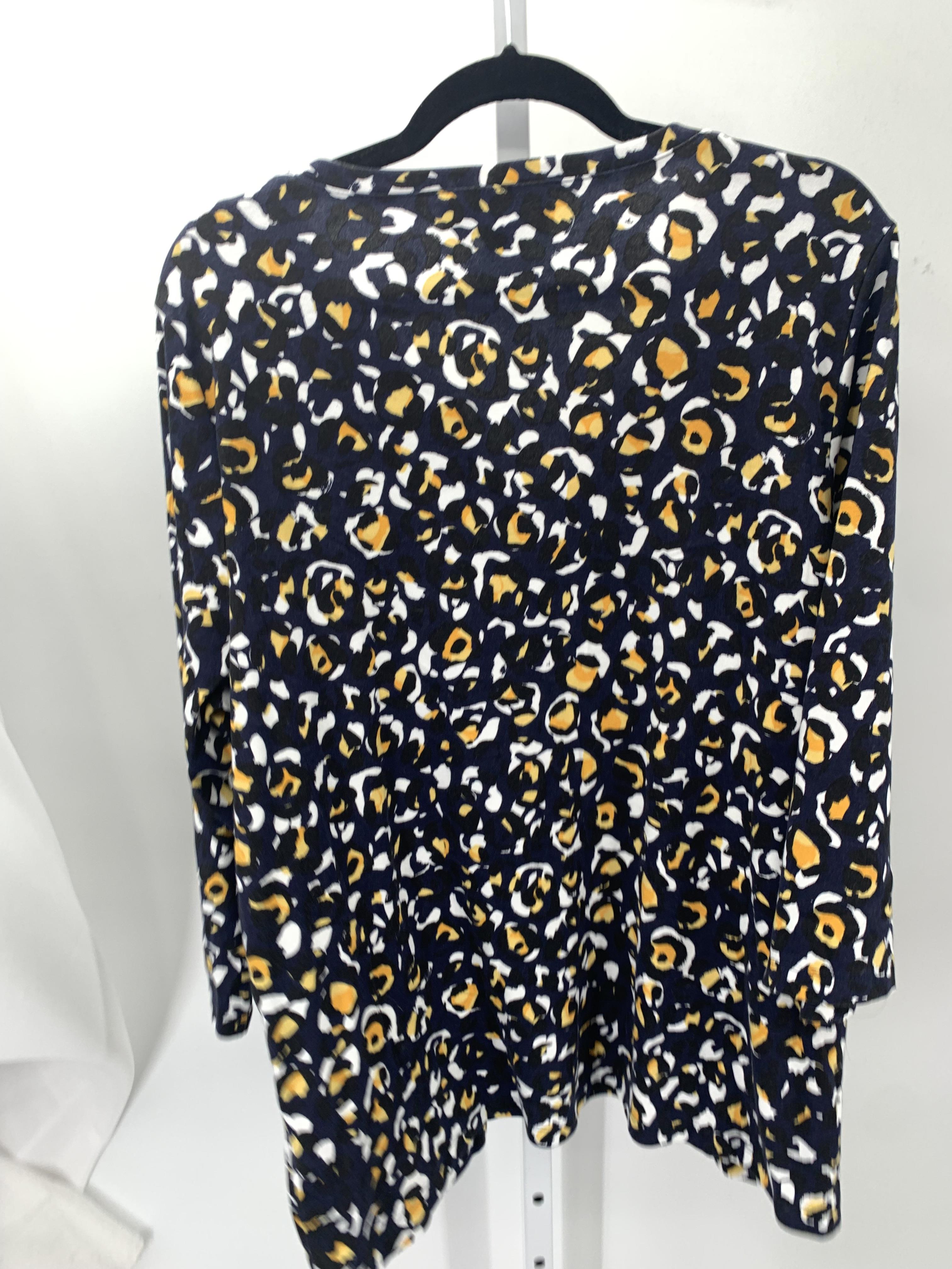 Karen Scott Size 2X Womens 3/4 Sleeve Shirt