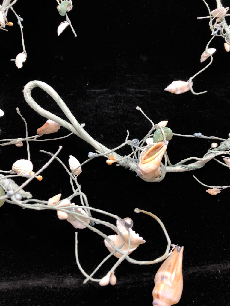 BLUE SEASHELL GARLAND.