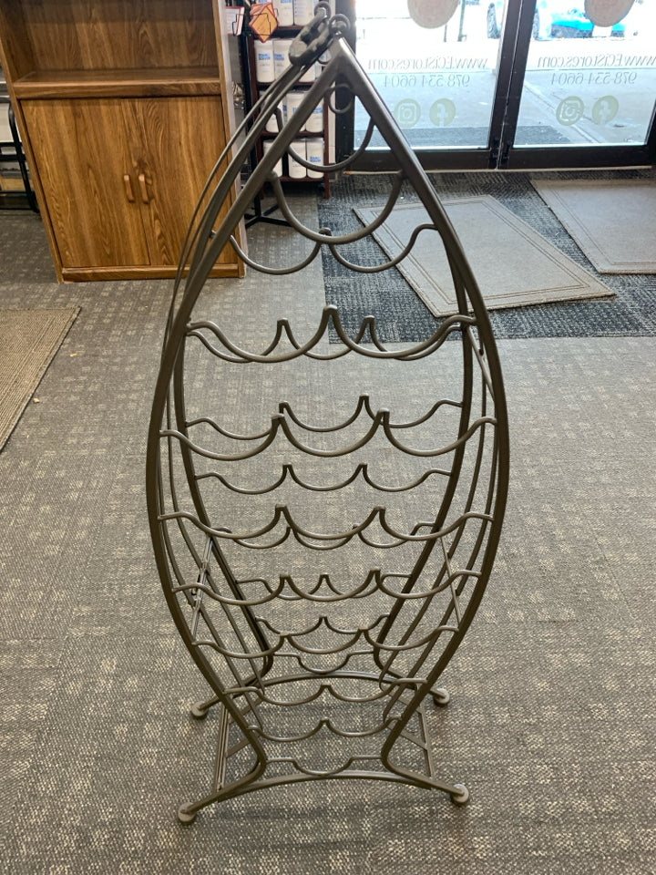 FISH WINE RACK.