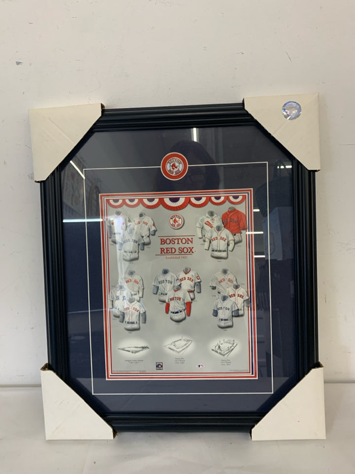 BOSTON RED SOX FRAMED PRINT.