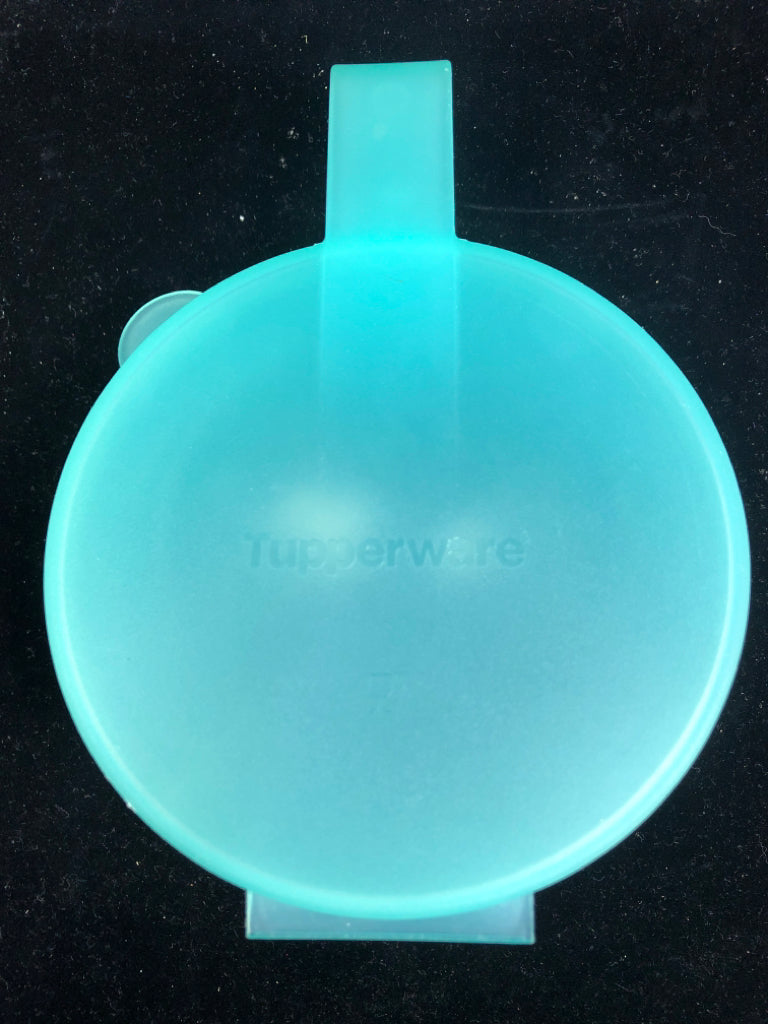 TEAL TUPPERWARE FORGET ME NOT.