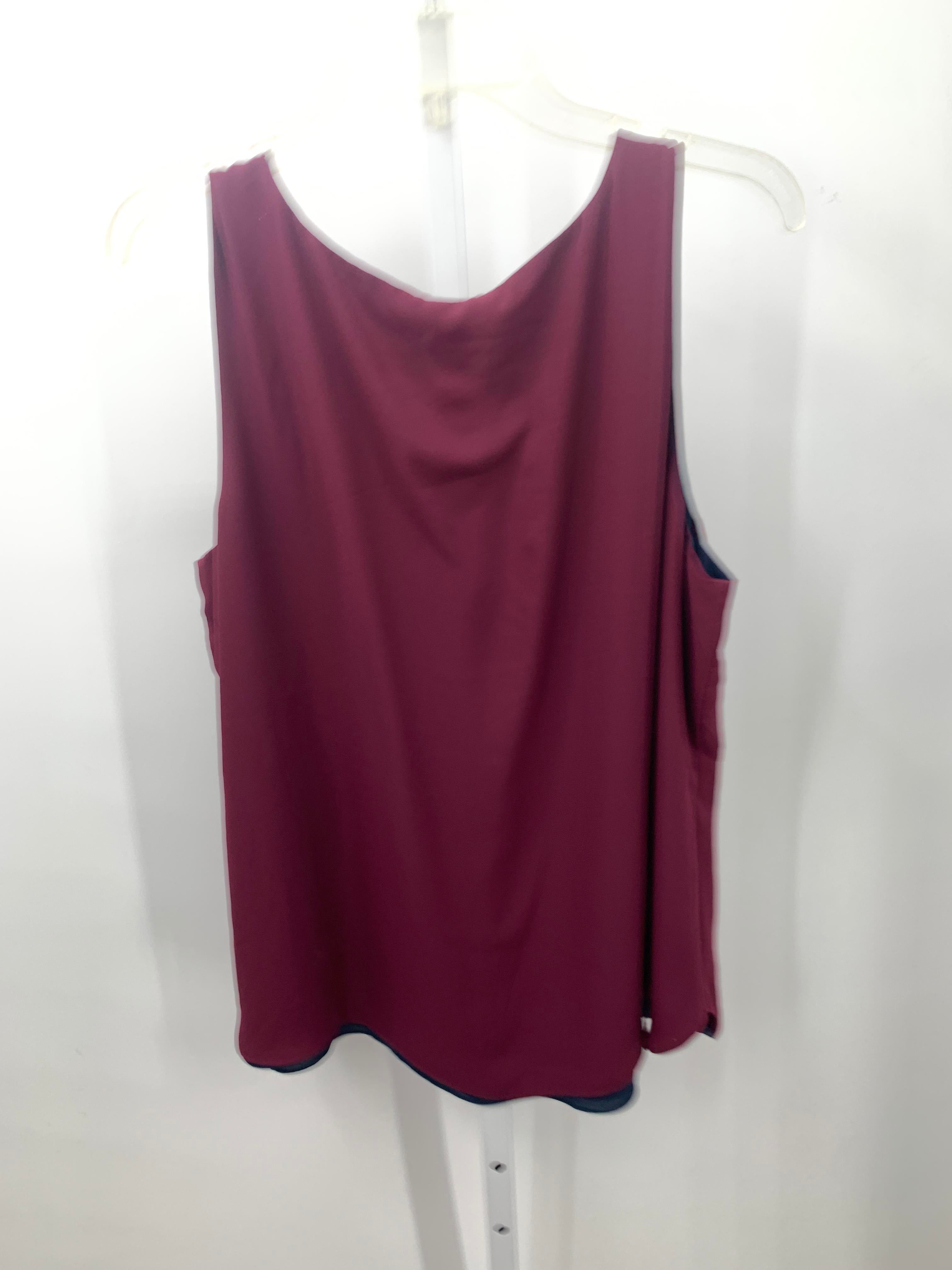 Chico's Size Large Misses Sleeveless Shirt