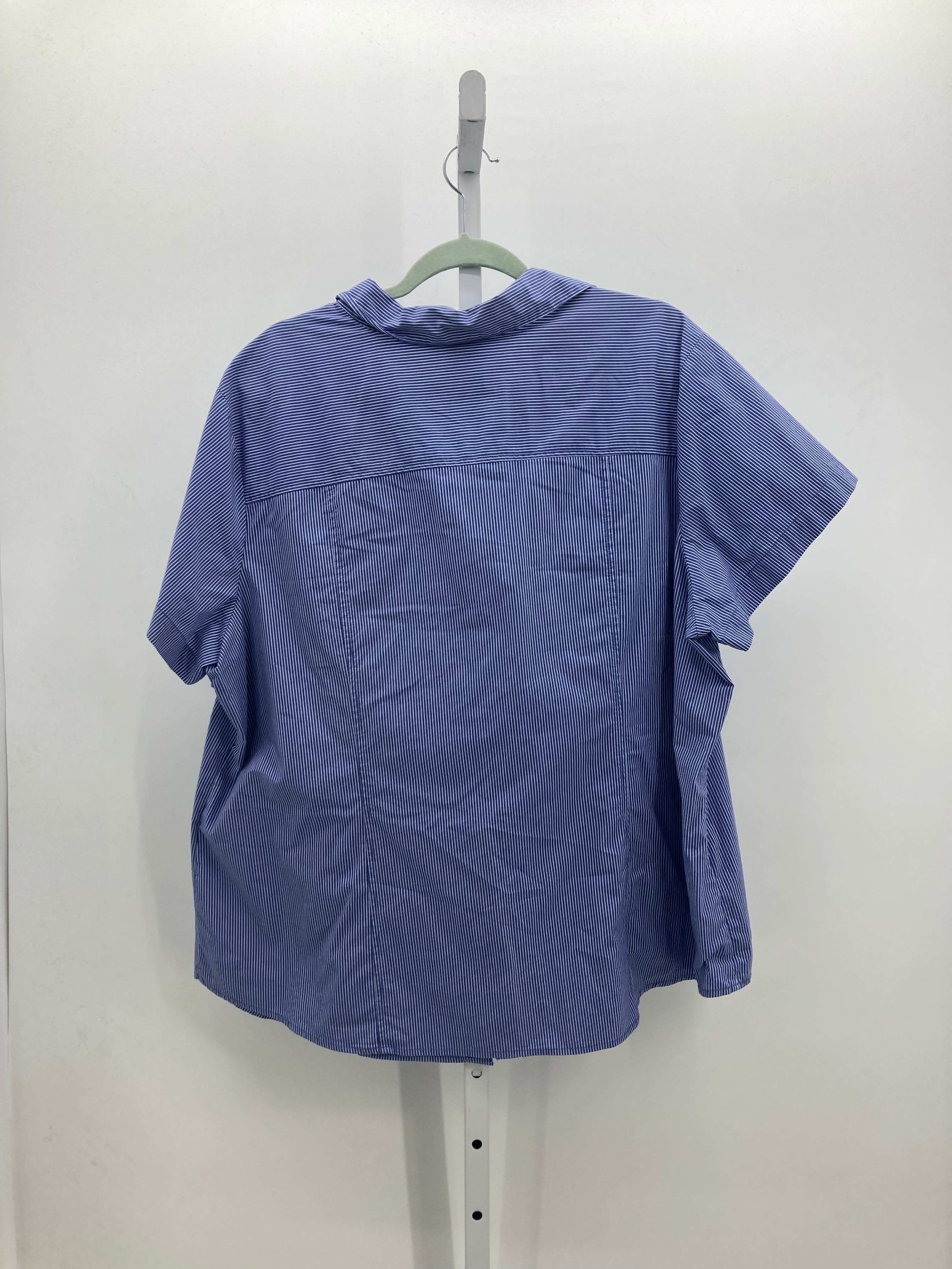 Dress Barn Size 22/24 W Womens Short Sleeve Shirt