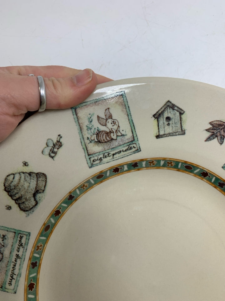 STONEWARE WINNIE THE POOH PLATE.