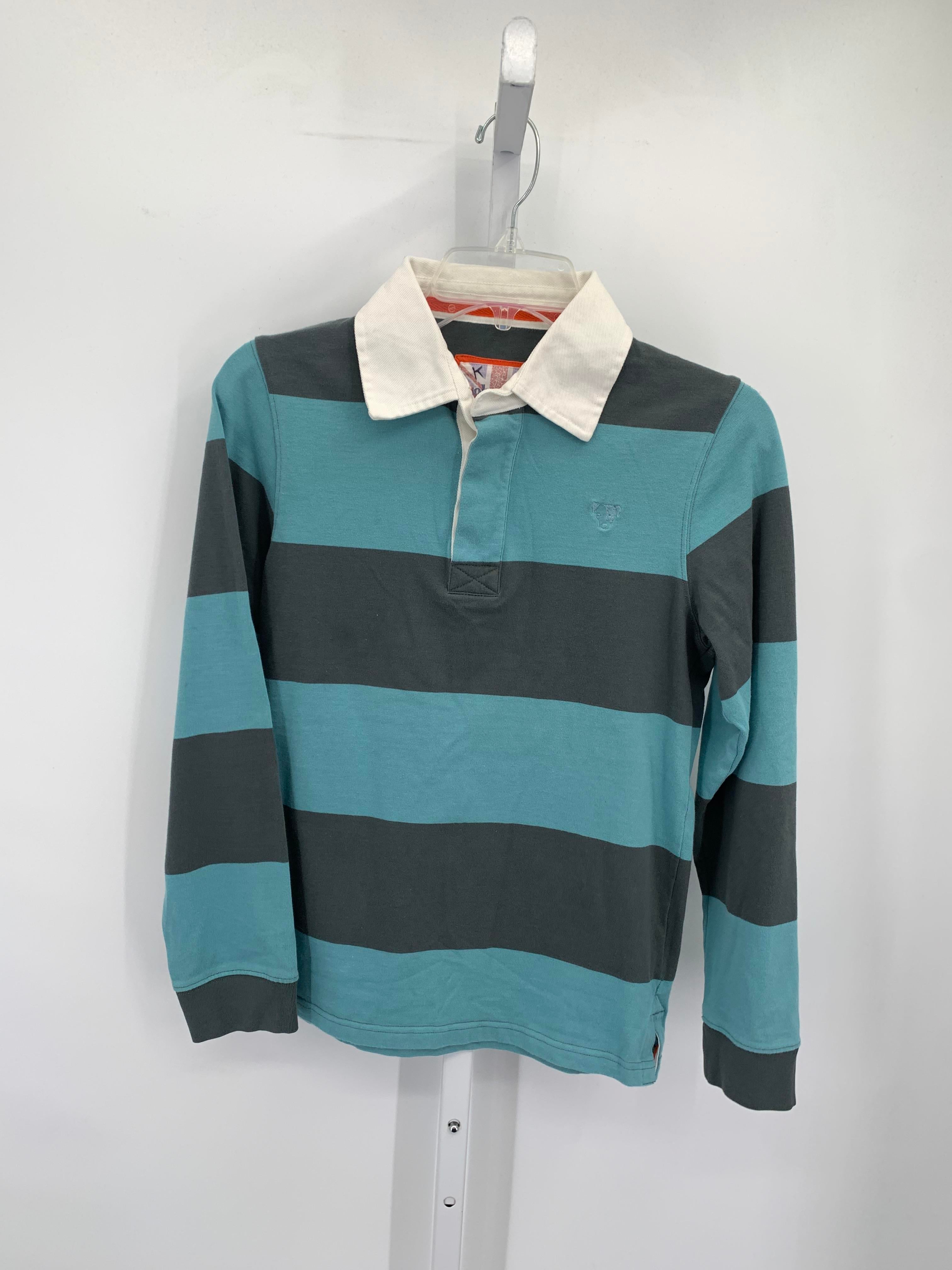 STRIPES KNIT POLO.