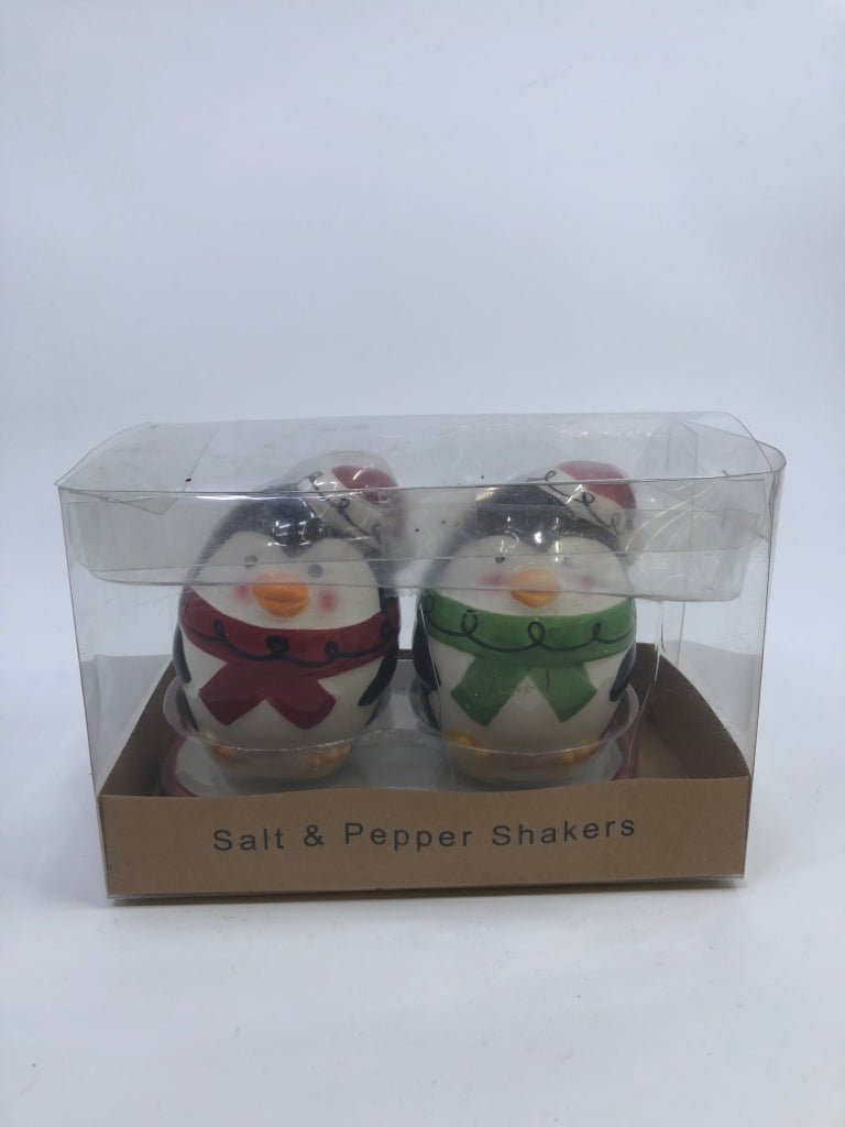 NIP PENGUINS SALT & PEPPER SHAKERS.
