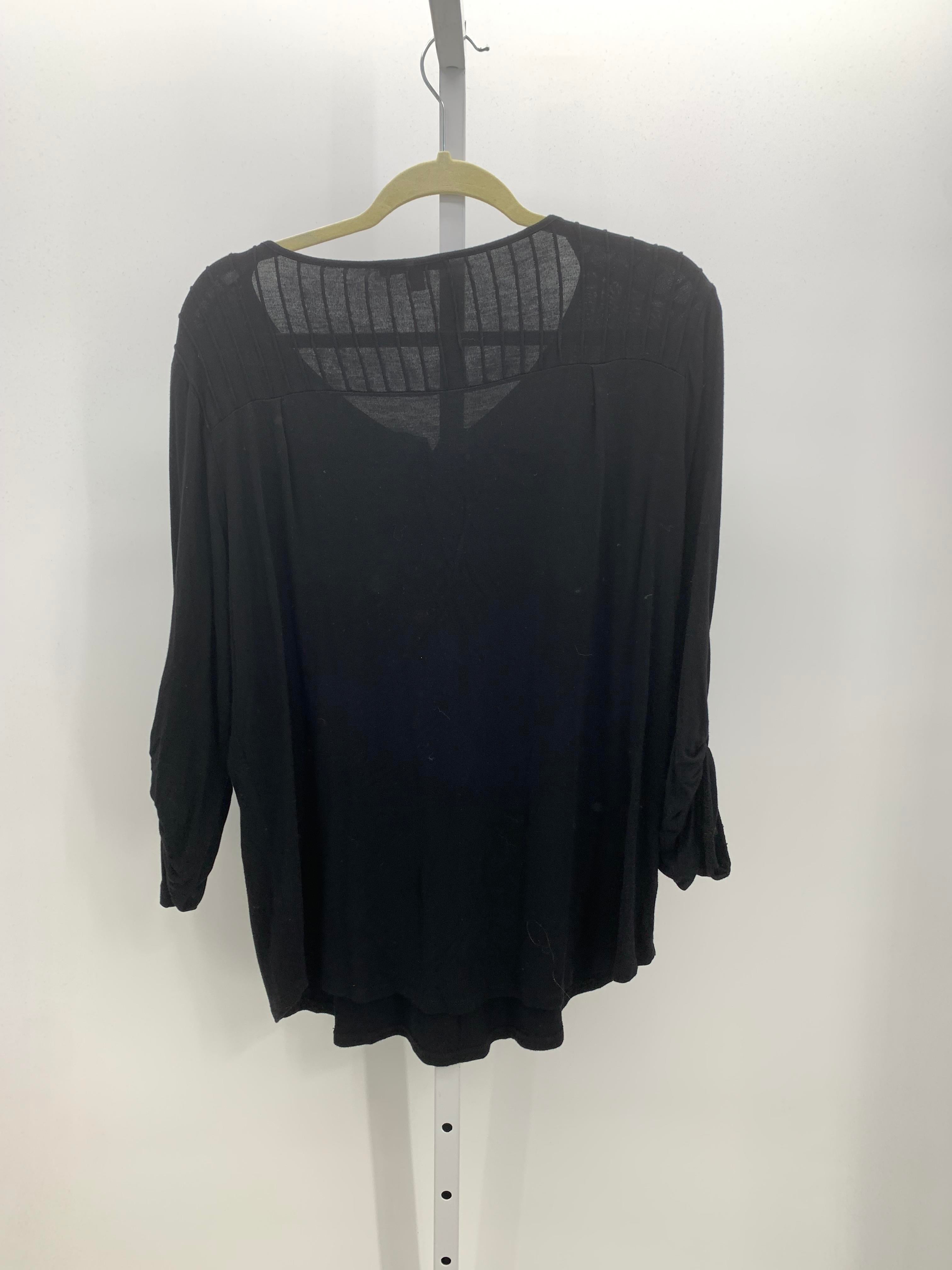 Cable & Gauge Size Extra Large Misses 3/4 Sleeve Shirt