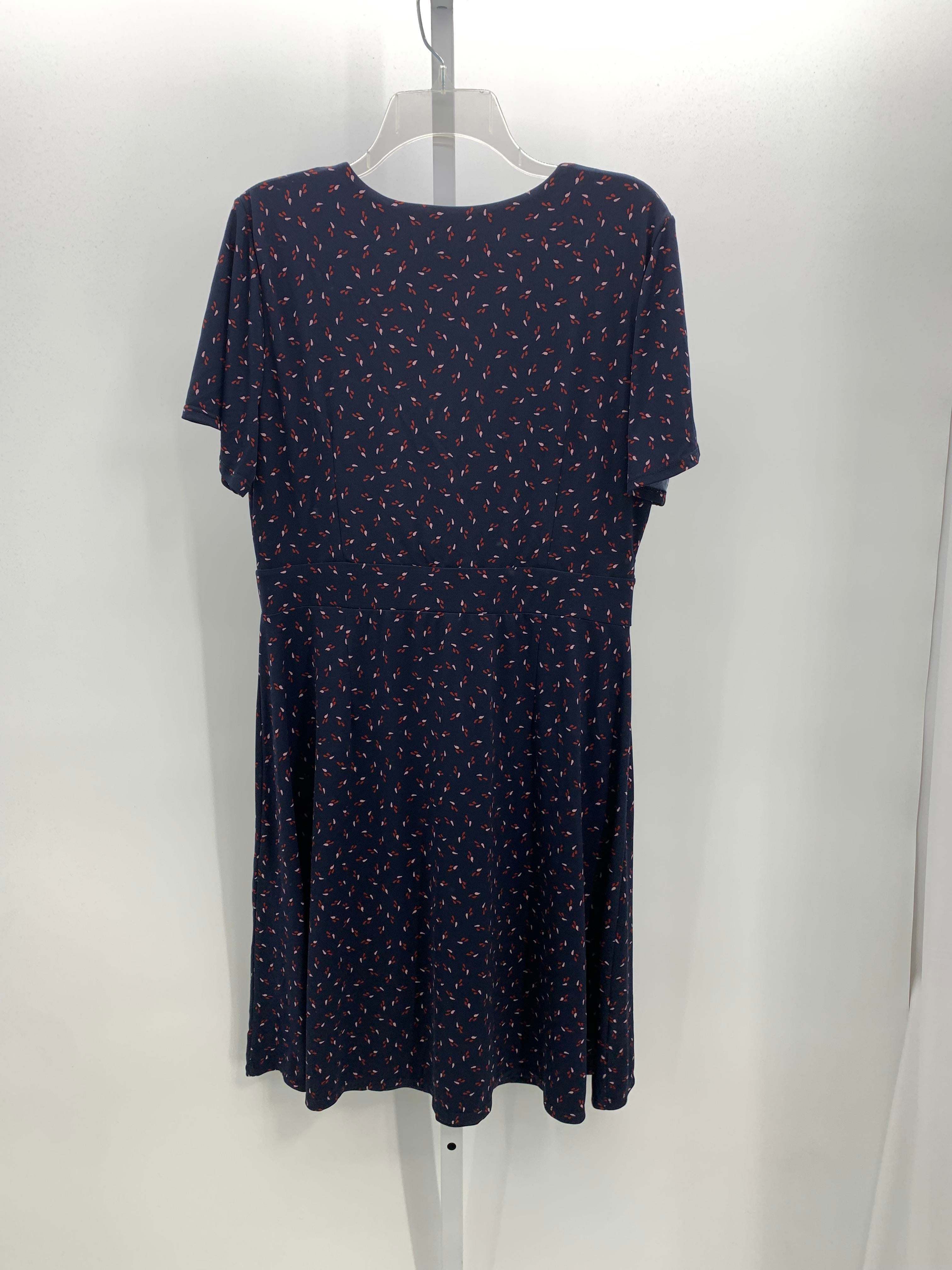 Ann Taylor Size Large Misses Short Sleeve Dress
