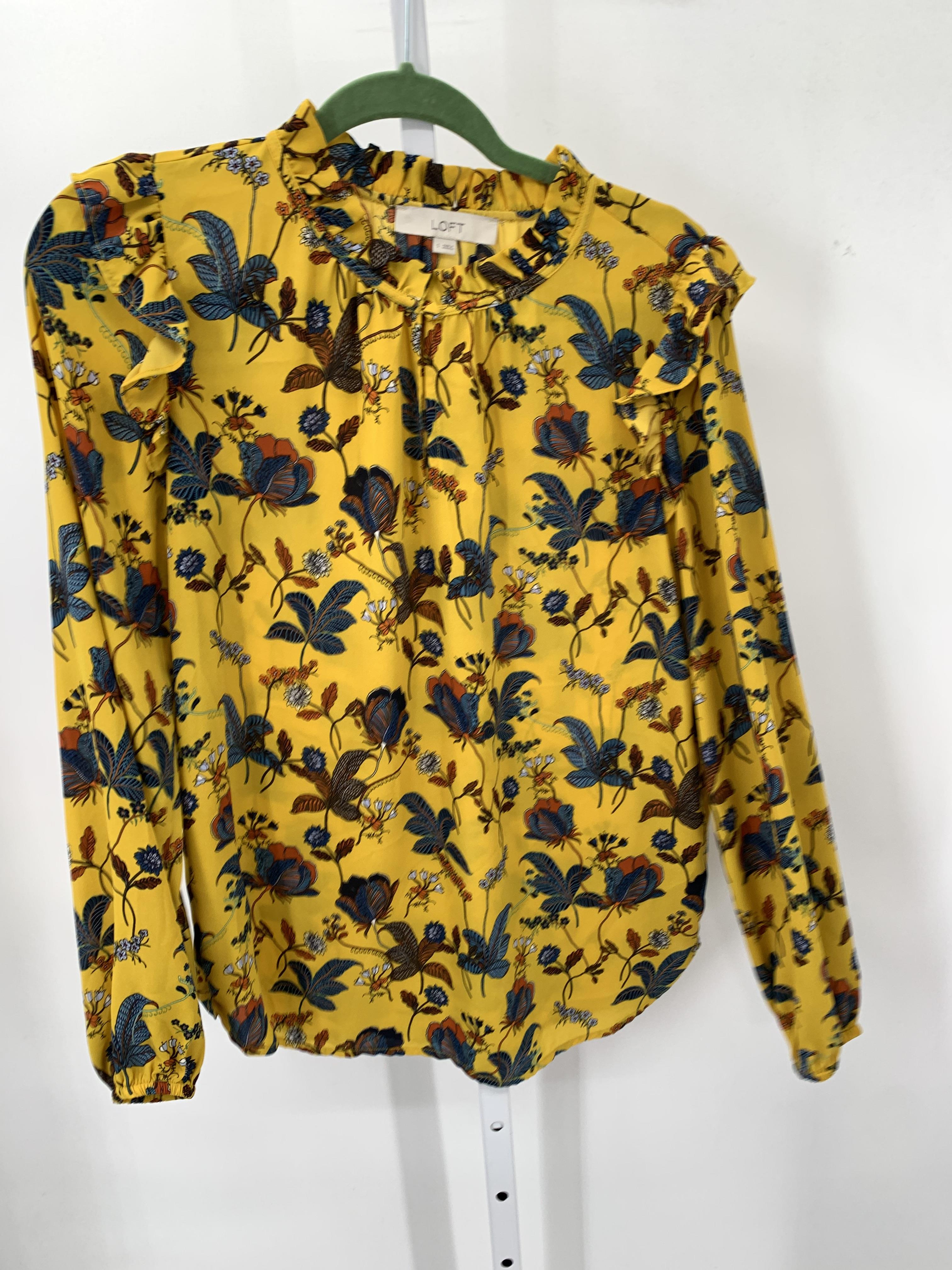 Loft Size Small Misses Long Sleeve Shirt