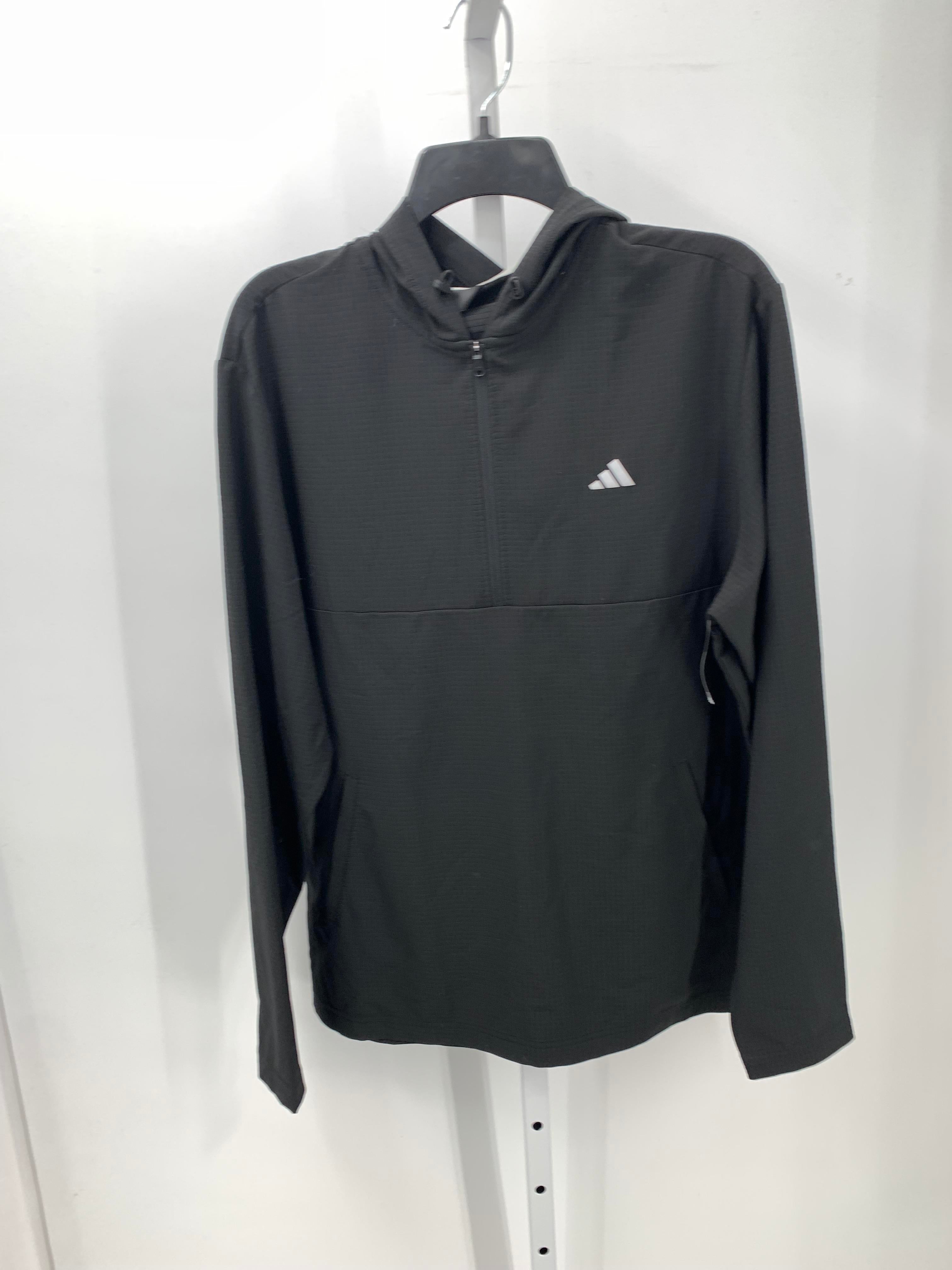 HOODED PARTIAL ZIP PULL OVER