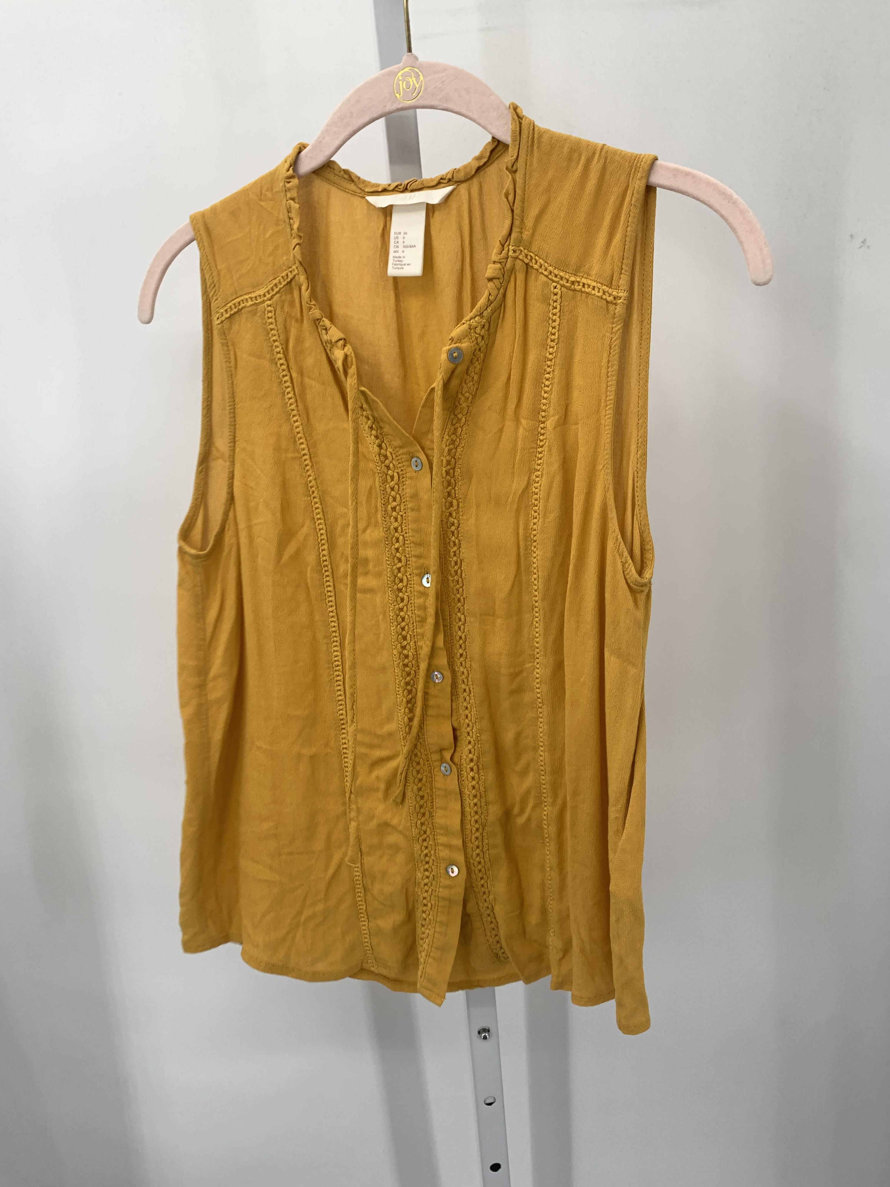 H&M Size 6 Misses Sleeveless Shirt