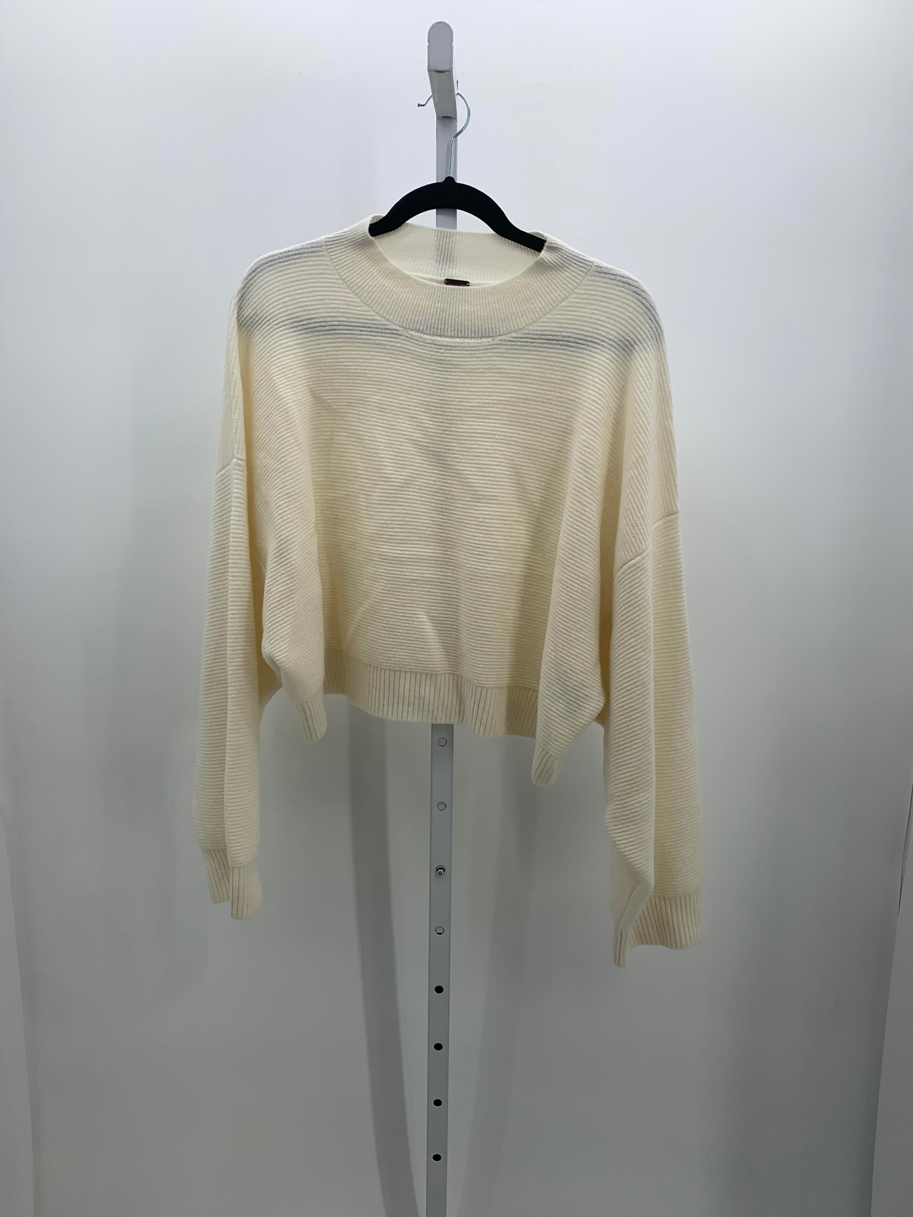 Free People Size Small Misses Long Slv Sweater