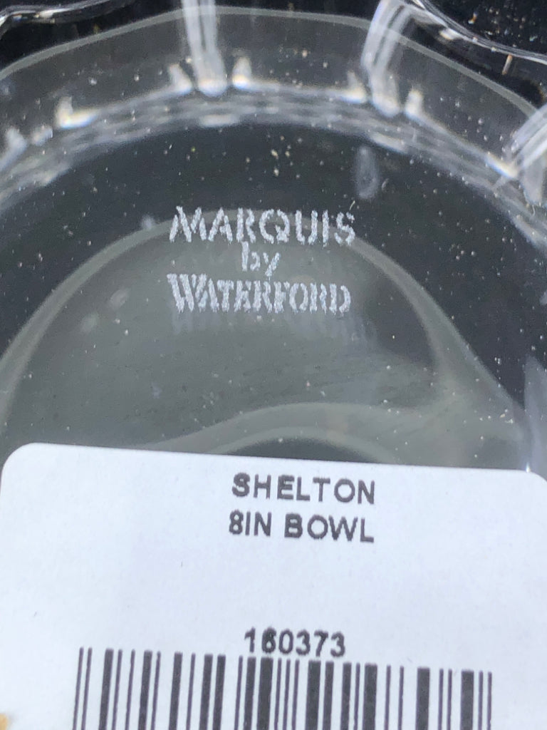 NIB MARQUIS BY WATERFORD CUT CRYSTAL SHELTON BOWL.