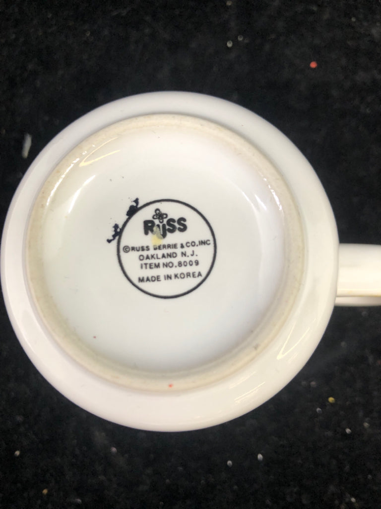 BABY'S FIRST CHRISTMAS MUG.