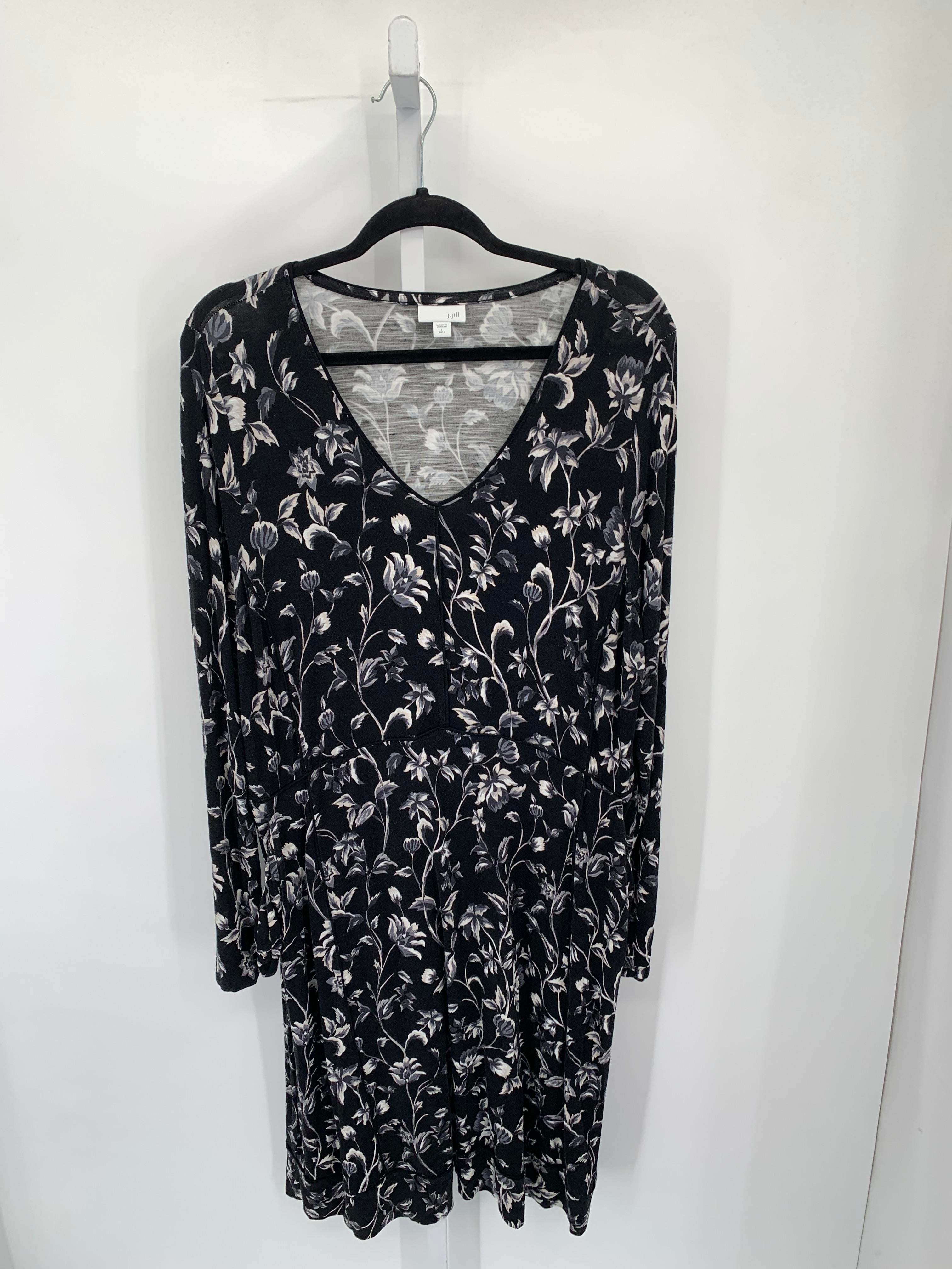 J-Jill Size Large Misses Long Sleeve Dress