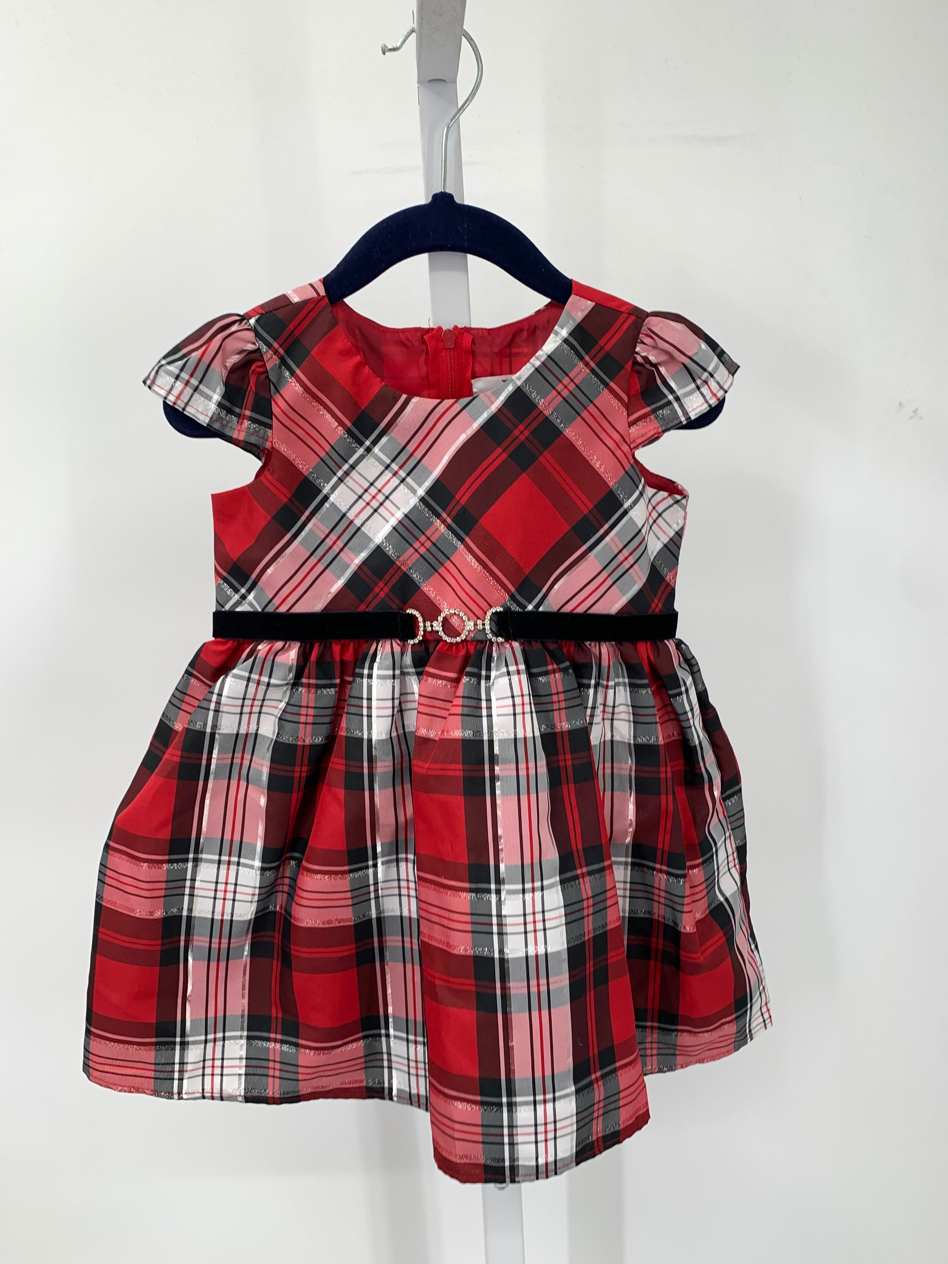 Rare Editions Size 24 Months Girls Short Sleeve Dress