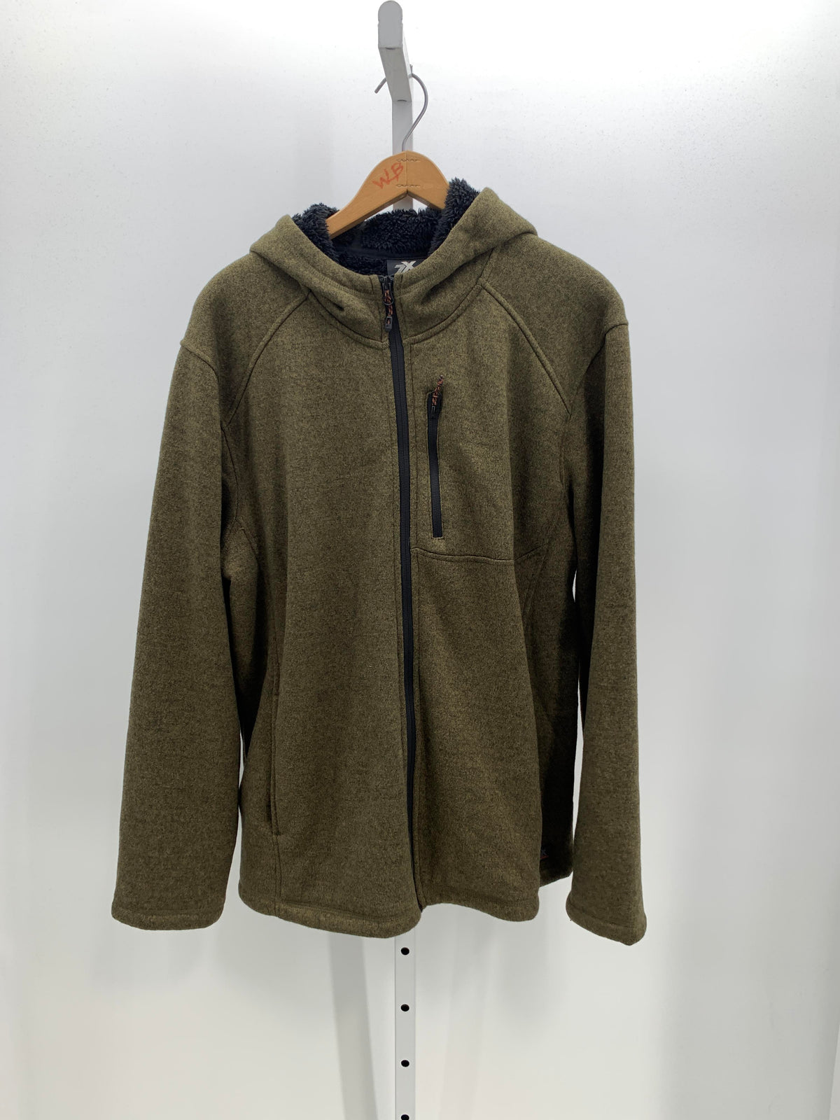 FAUX FUR HOODED ZIP