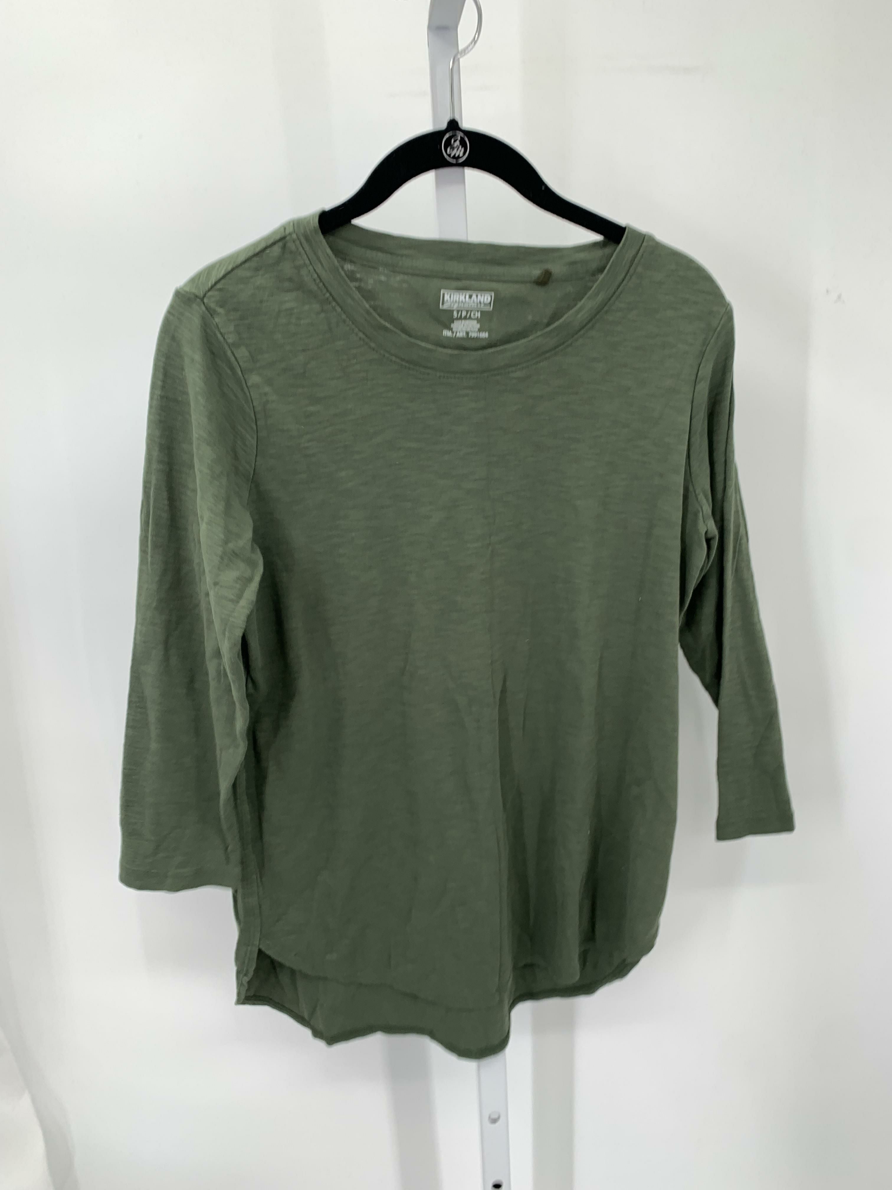 Kirkland Size Small Misses 3/4 Sleeve Shirt