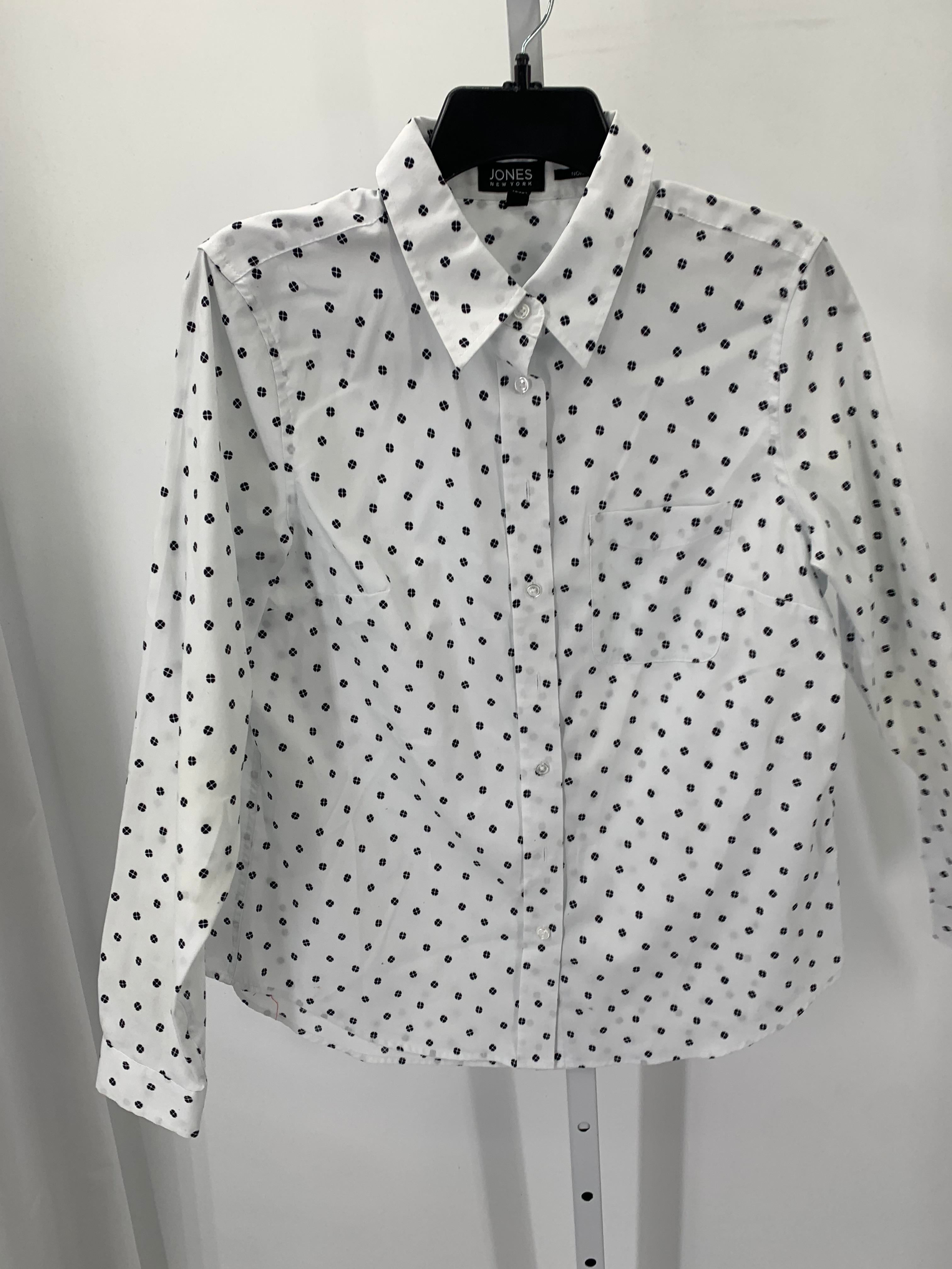 Jones & Co Size Medium Misses Long Sleeve Shirt