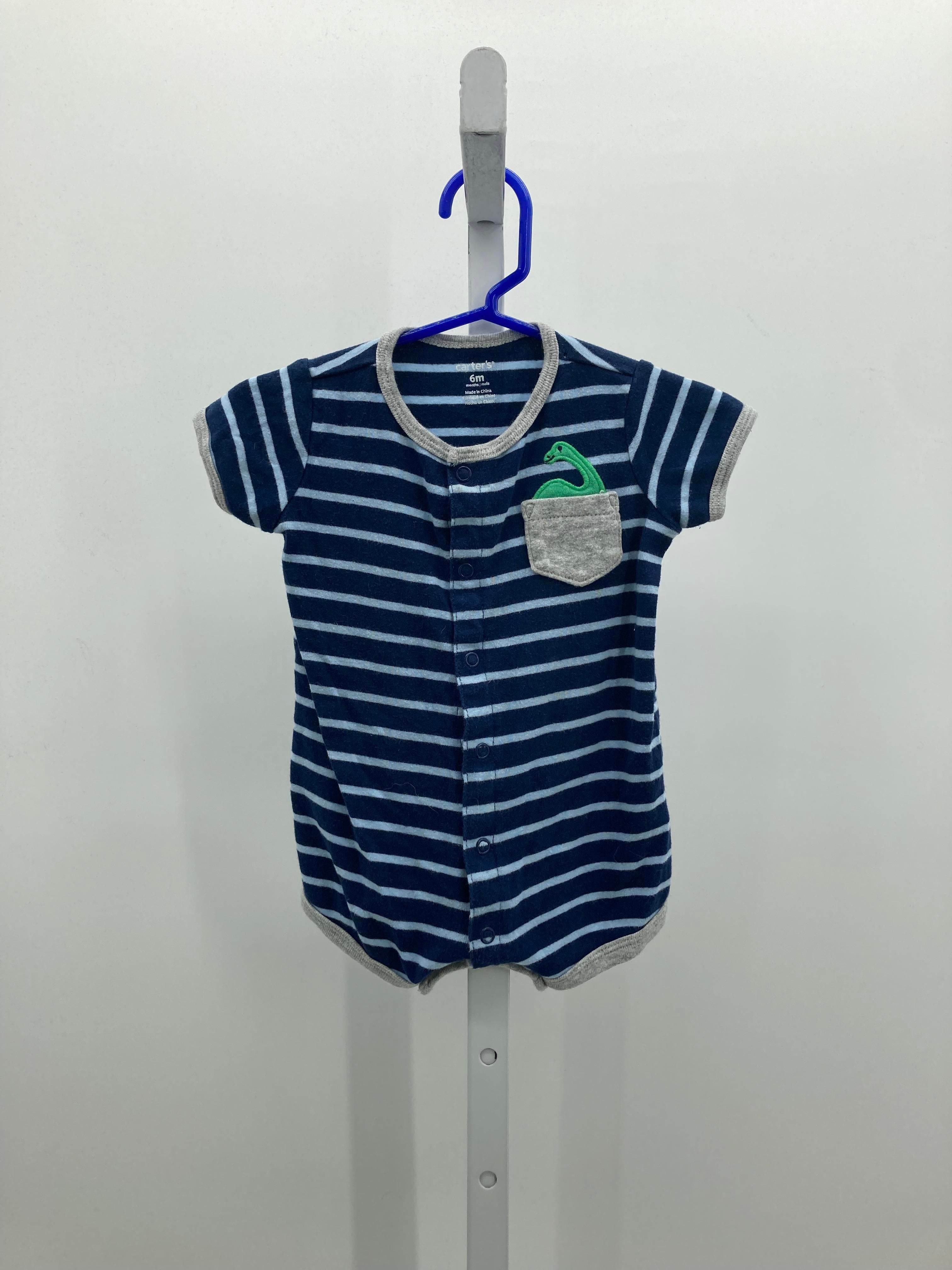 Carters Size 6 Months Boys Short Slv. Romper
