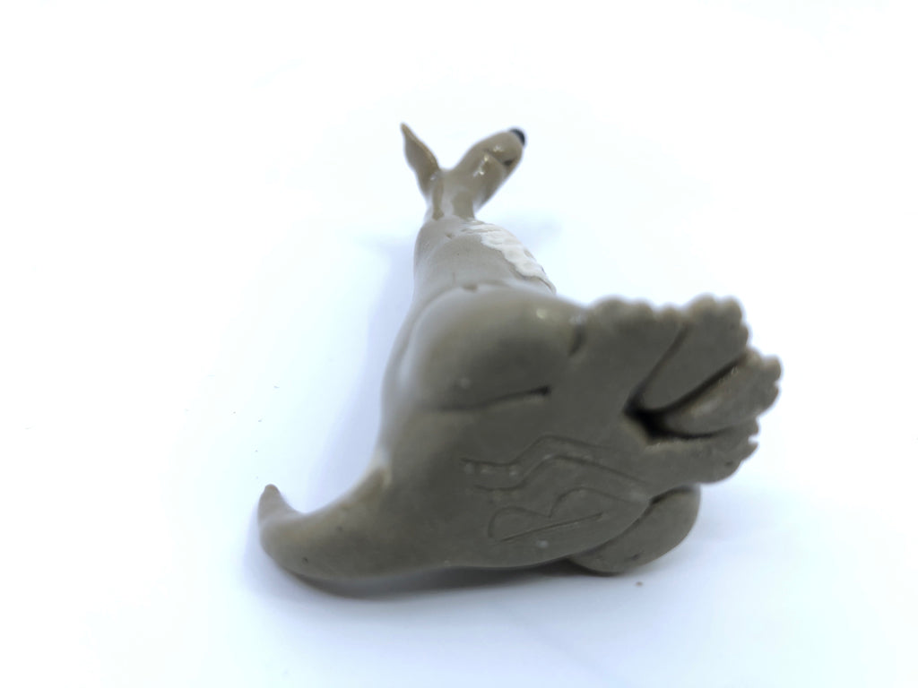 MINI POTTERY DOG FIGURINE.