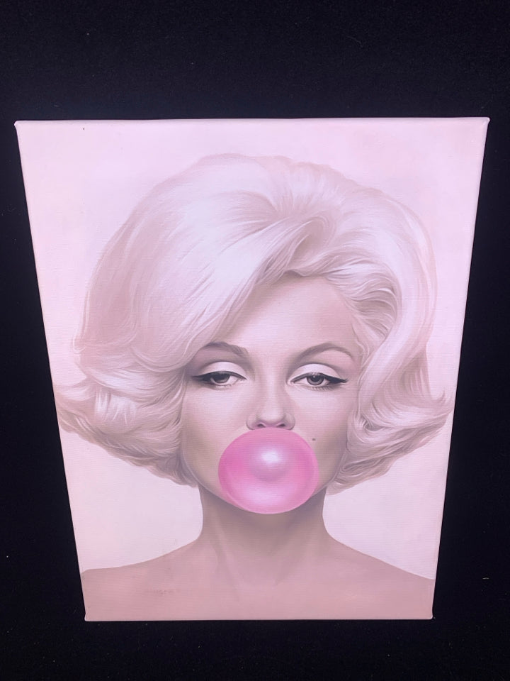 MARILYN MONROE CANVAS WALL ART.