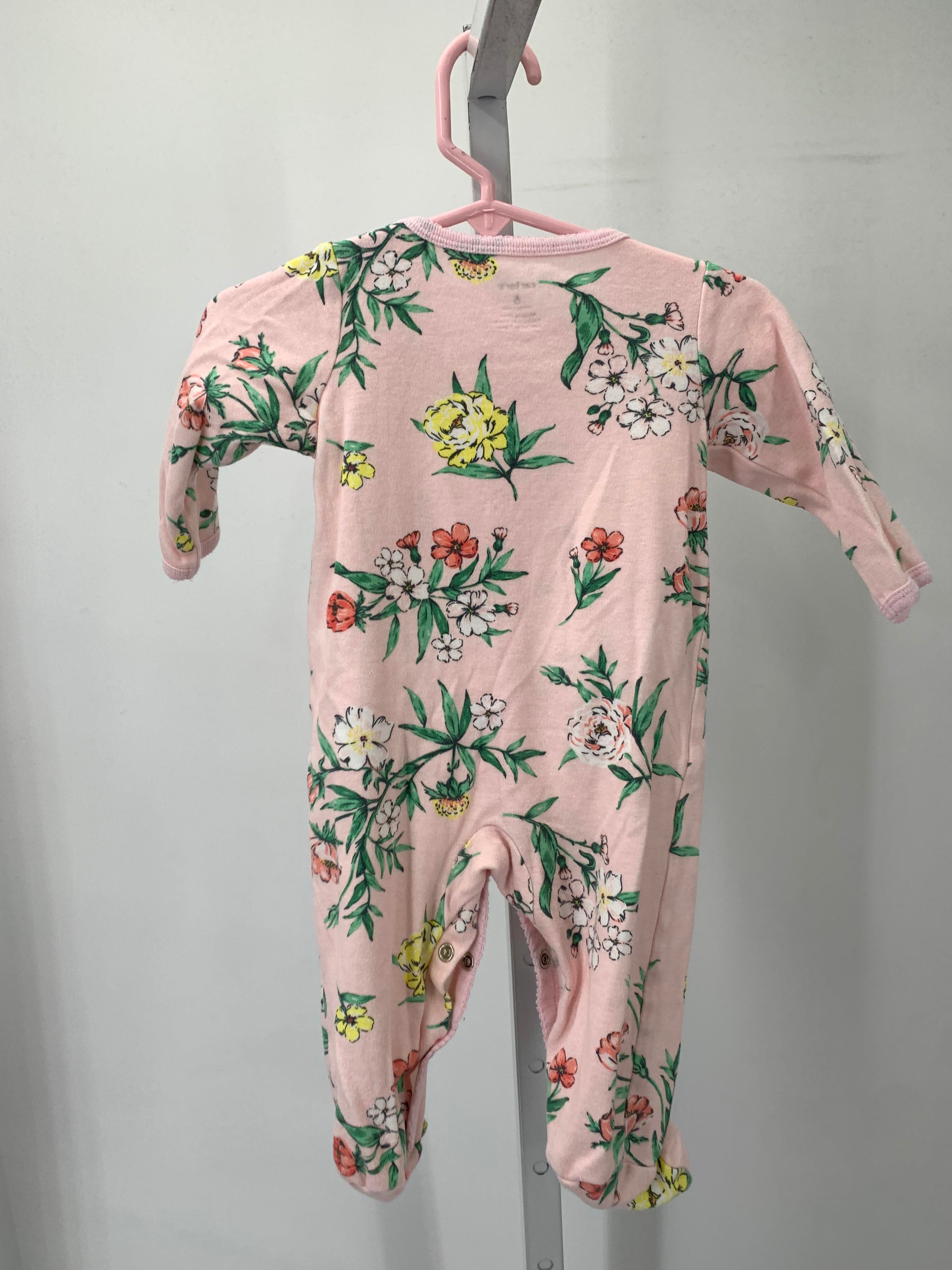Carters Size 6 Months Girls Long Slv. Romper