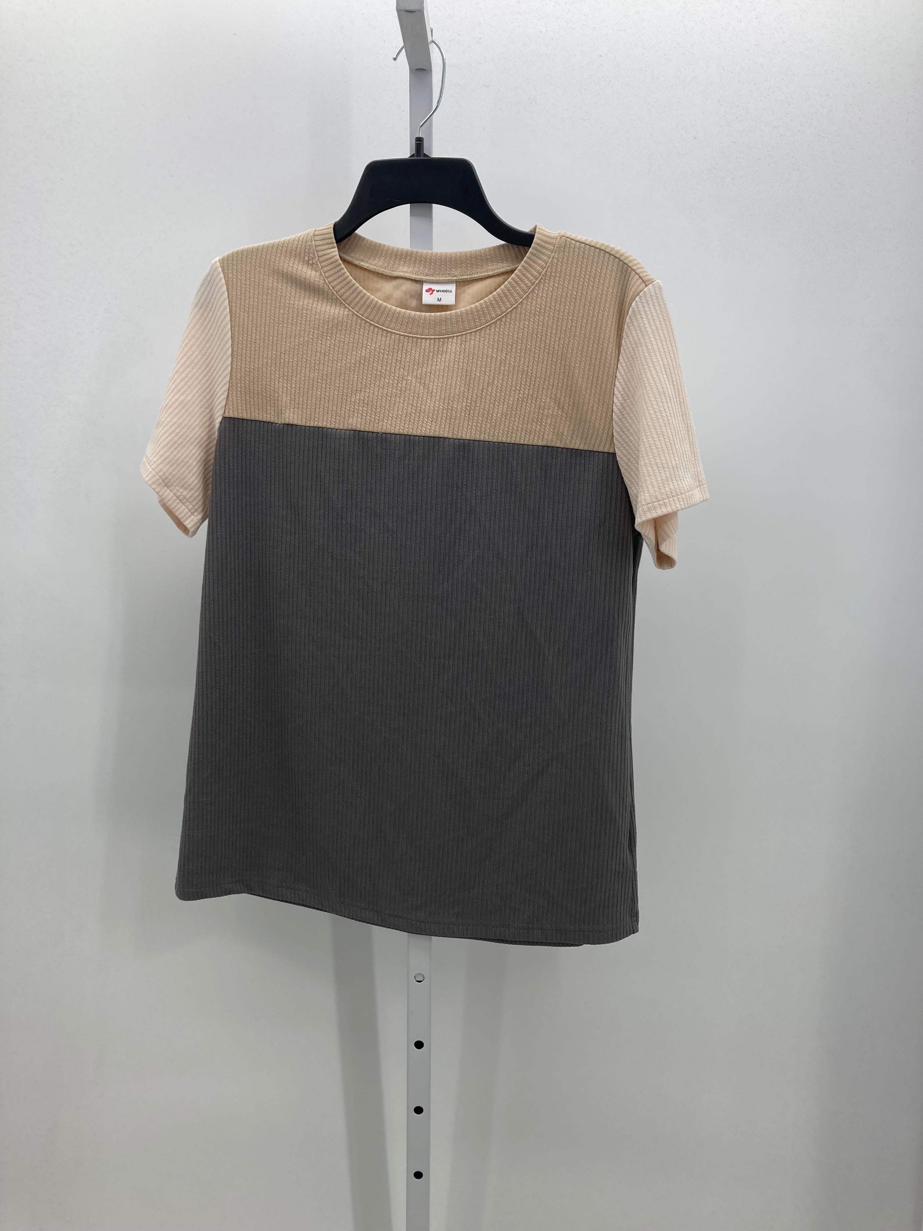 TAN RIBBED.